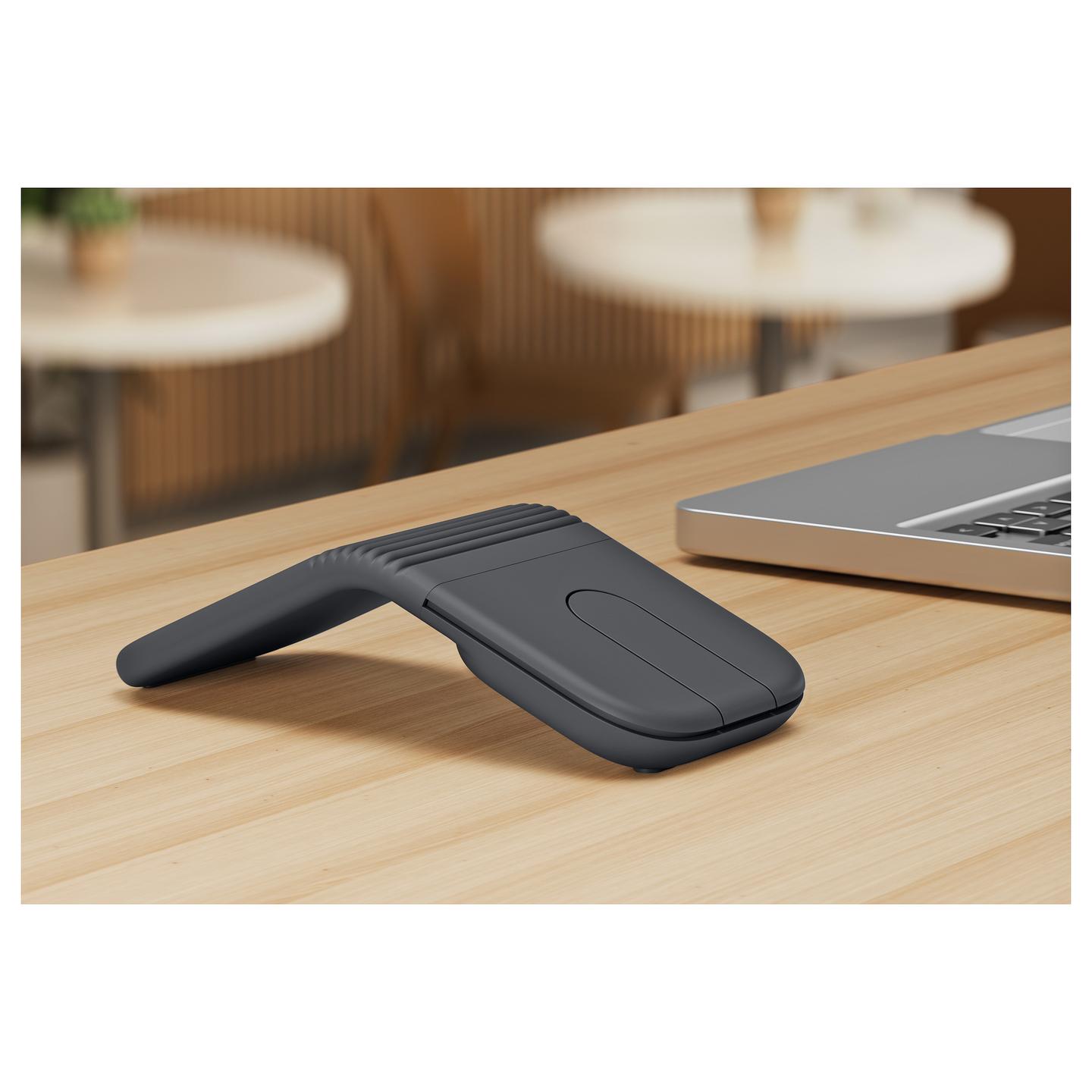 Maus pa Kabllo Logitech Mobi Fold / PAW3222 / 4000 DPI / Bluetooth 5.0 / 4 Butona / Palosës – Gri - 5