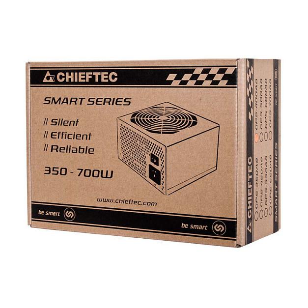Furnizues Energjie Chieftec SMART GPS-500A8, 500W, 80 PLUS, ATX 2.3, Non-Modular, 1x PCIe 6+2 pin – Zezë - 6