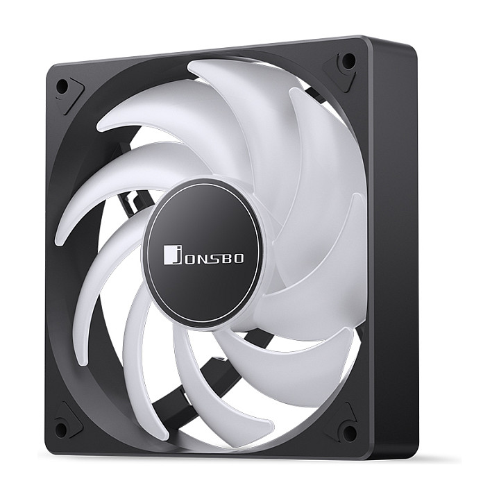 Ftohës për Kasë Jonsbo SL-120C / 120mm / 600-1500 RPM / RGB / 3-Pin – Zezë - 6