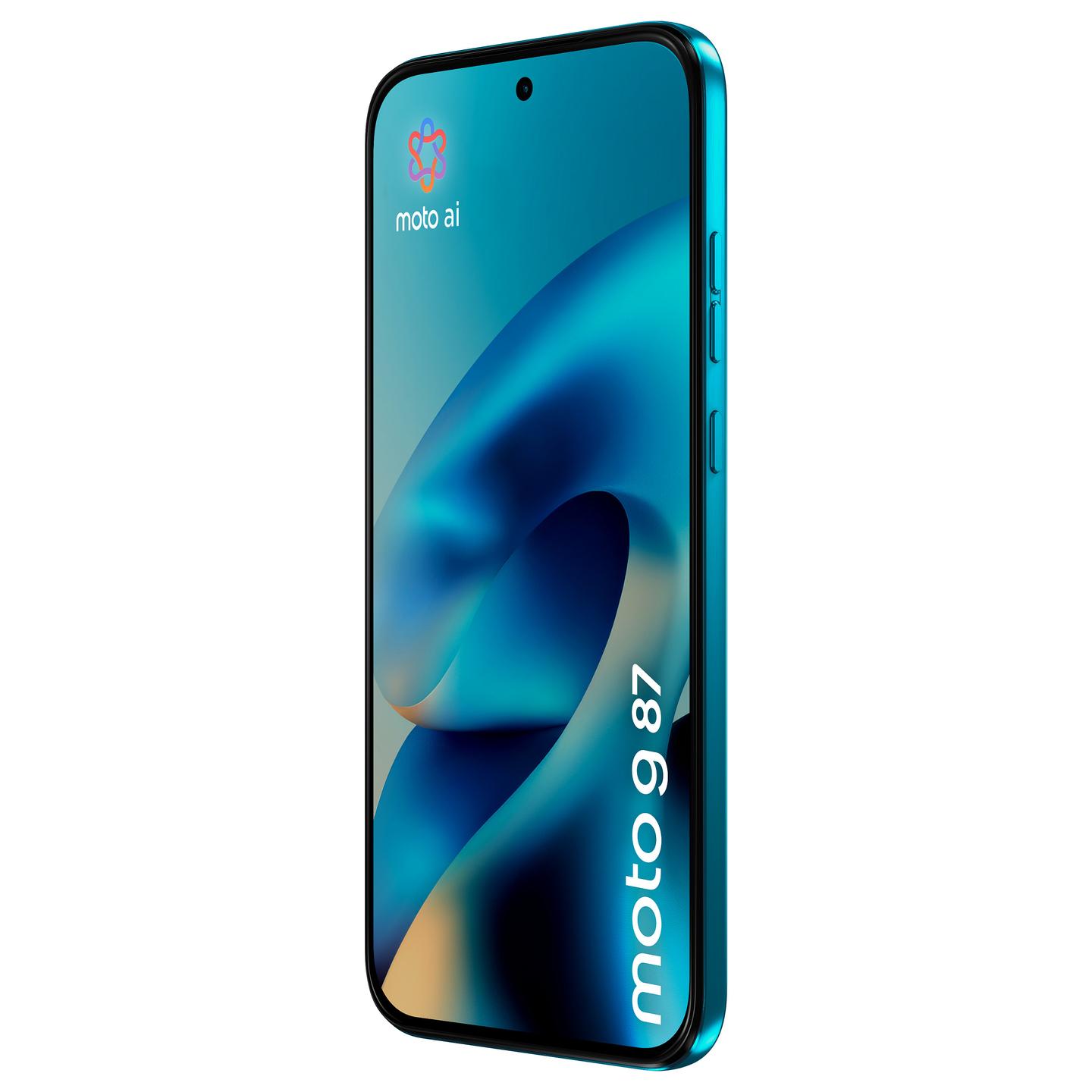 Telefon Motorola moto g87 / 6.78" Extreme AMOLED / 120 Hz / MediaTek Dimensity 6400 / 12 GB RAM / 256 GB / 5G / 200 MP - Blu - 5