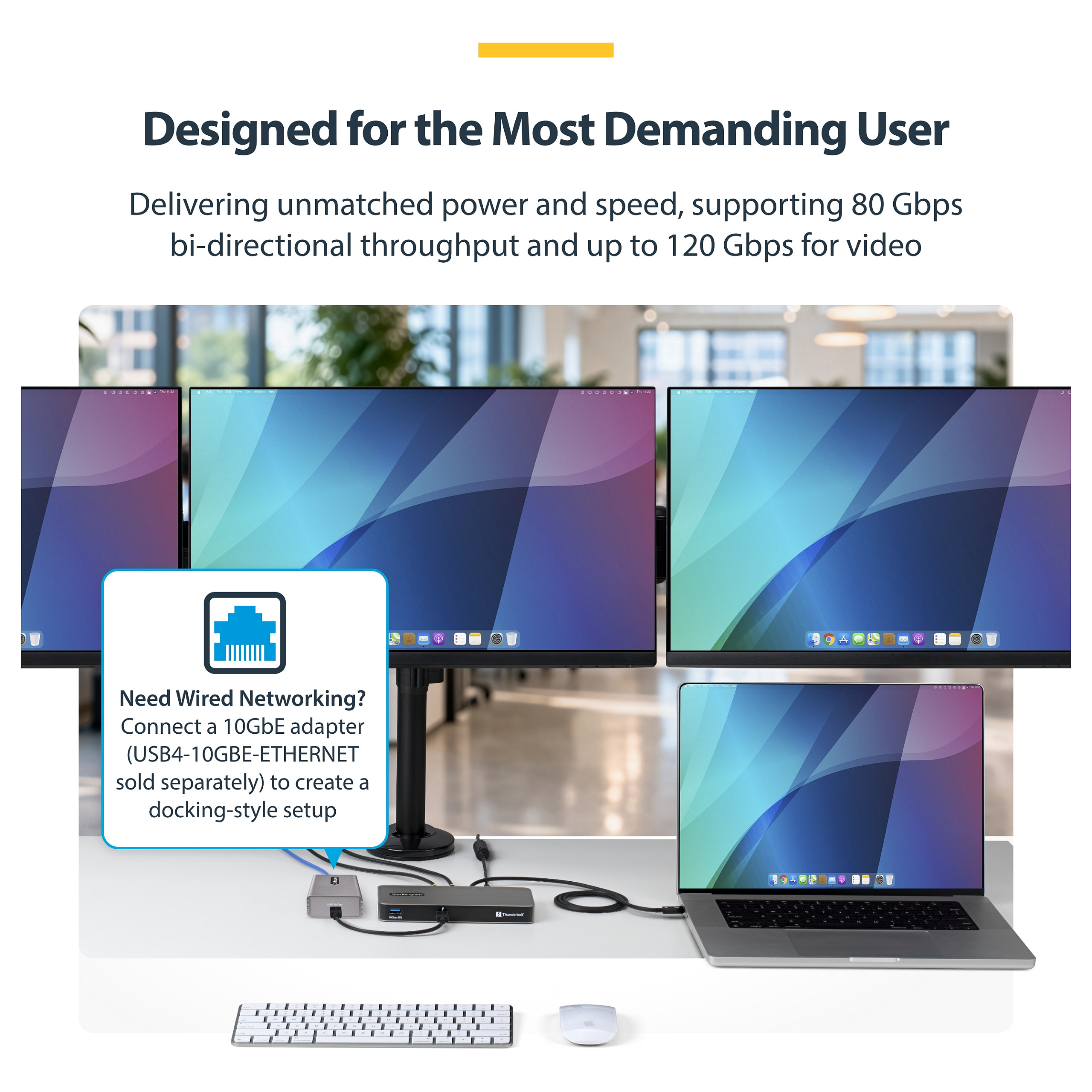 USB Docking Station StarTech.com 1USB3-NVME-DOCK / USB-C / USB-A / M.2 NVMe / 10Gbps - Zezë - 17