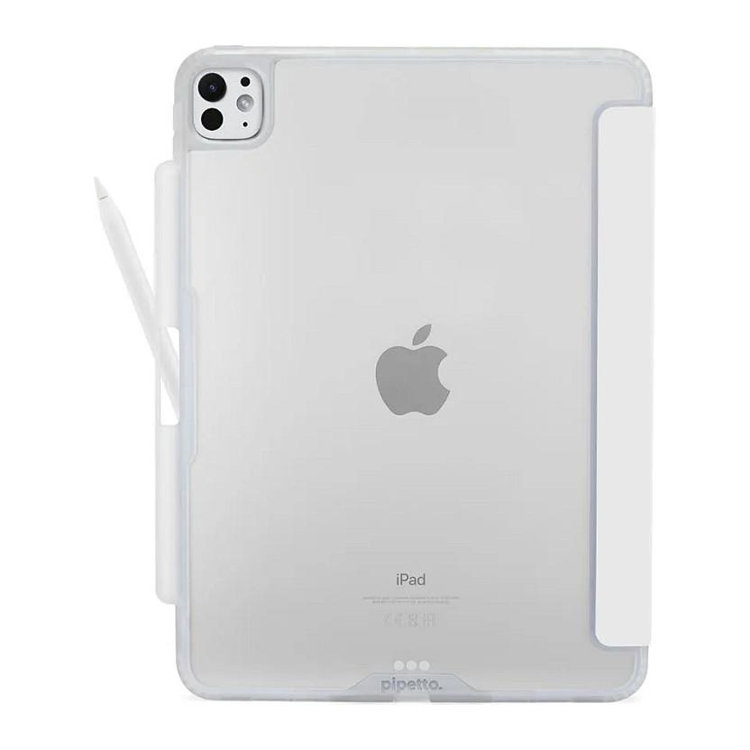 Aksesorë për tablet Pipetto Origami No3 / iPad Pro 13" M4/M5 / Folio Case / Stand / Apple Pencil Holder – Bardhë - 2