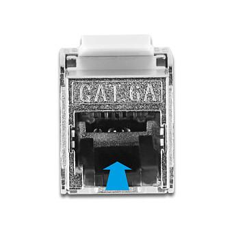 Kabllo për Rrjet DeLOCK 87028 / Cat 6A / S/FTP / RJ-45 Mashkull → Keystone RJ-45 Femër / 2m - Zezë - 3