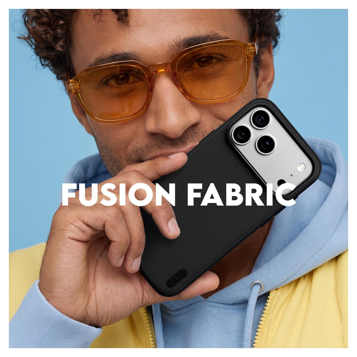 Aksesorë për telefon PanzerGlass CARE Fusion Fabric / iPhone 17 Pro / iPhone 18 Pro / MagSafe / Tekstil - Zezë - 3