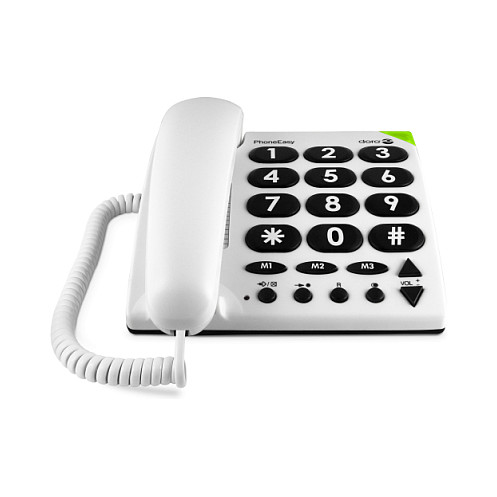 Telefon i thjeshtë Doro PhoneEasy 311c – Bardhë - 3