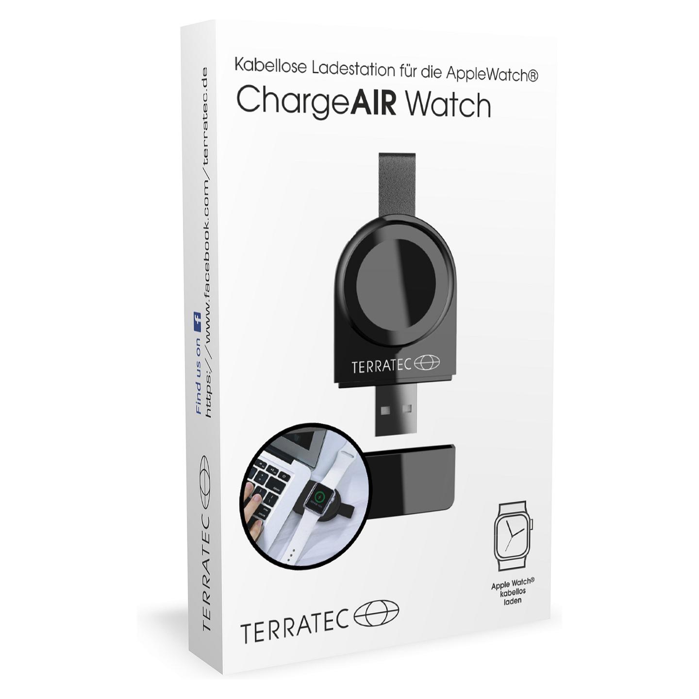 Karikues TerraTec ChargeAIR Watch / Karikim pa tela / Apple Watch Series 1–4 / USB / 2W – Zezë - 3