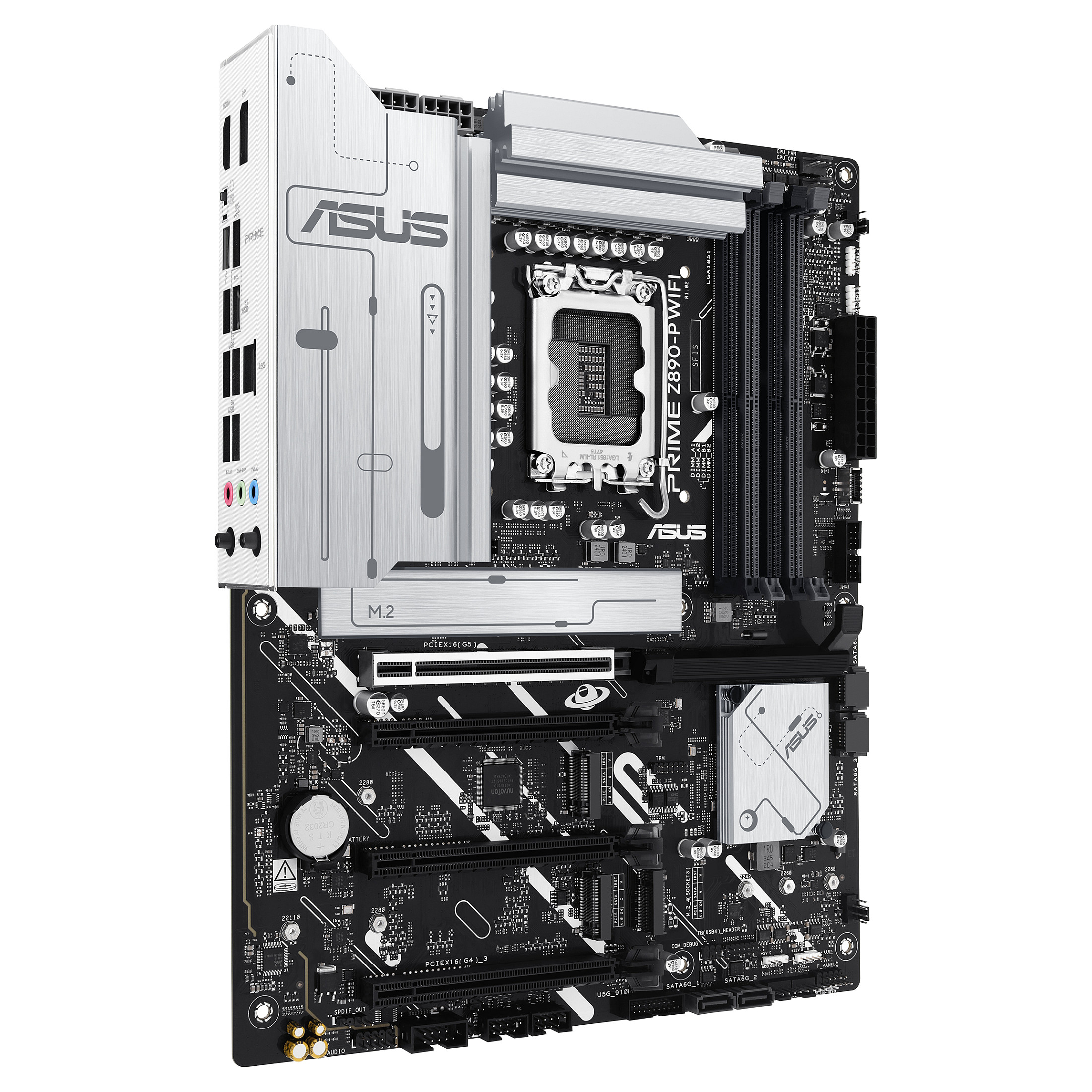 Pllakë Amë ASUS PRIME Z890-P WIFI / Intel LGA1851 / Z890 / DDR5 / ATX / Wi-Fi 7 / 2.5GbE LAN - 4