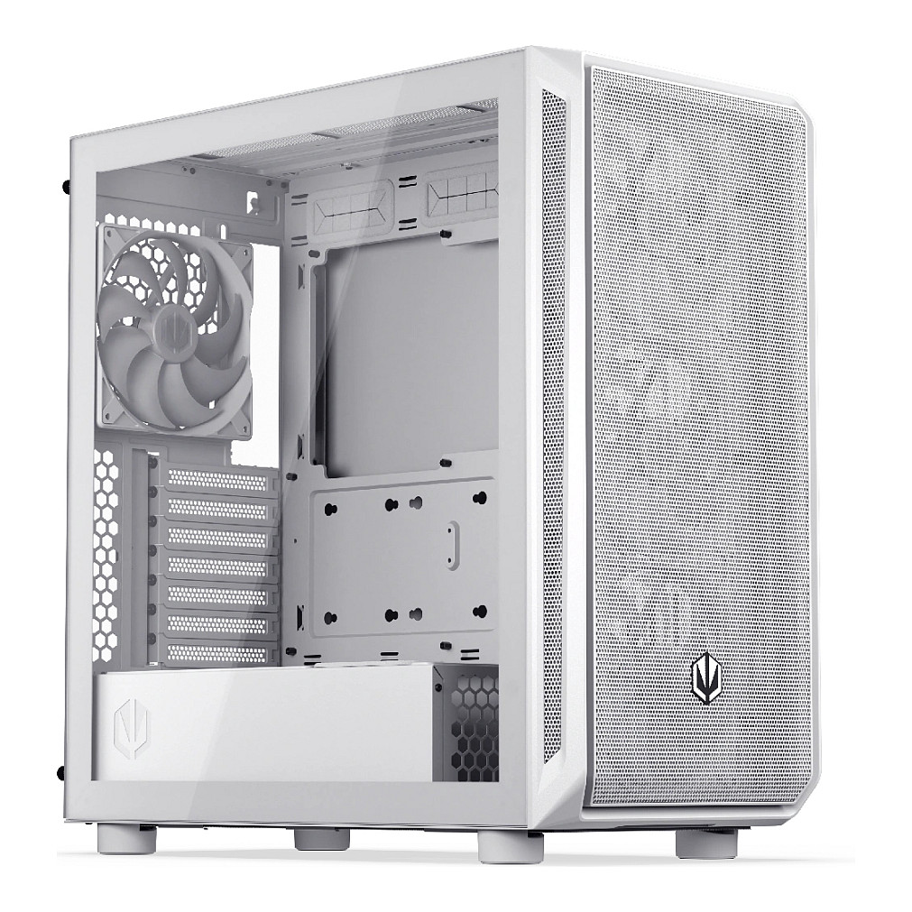 Kasë PC ENDORFY Arx 700 White ARGB / Mid Tower / ATX / 3x 140mm Front + 1x 140mm Rear Fan / ARGB / Mesh - Bardhë - 3