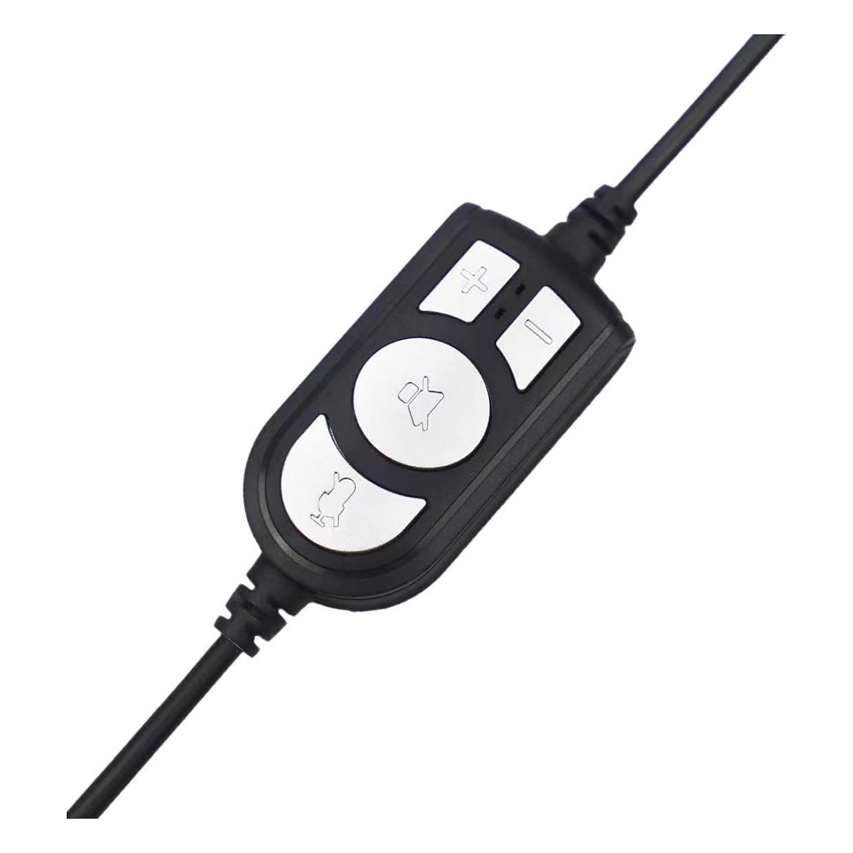 Kufje me kabllo Conceptronic POLONA05B / USB / Business Headset / Mikrofon – Zezë - 6