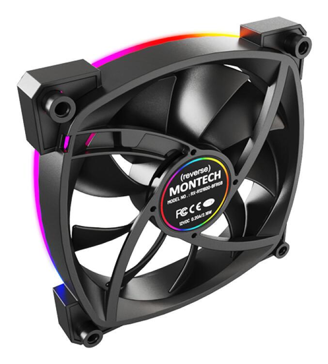 Ftohës për Kasë Montech RX120 PWM / 120mm / 800-1600 RPM – Zezë - 4