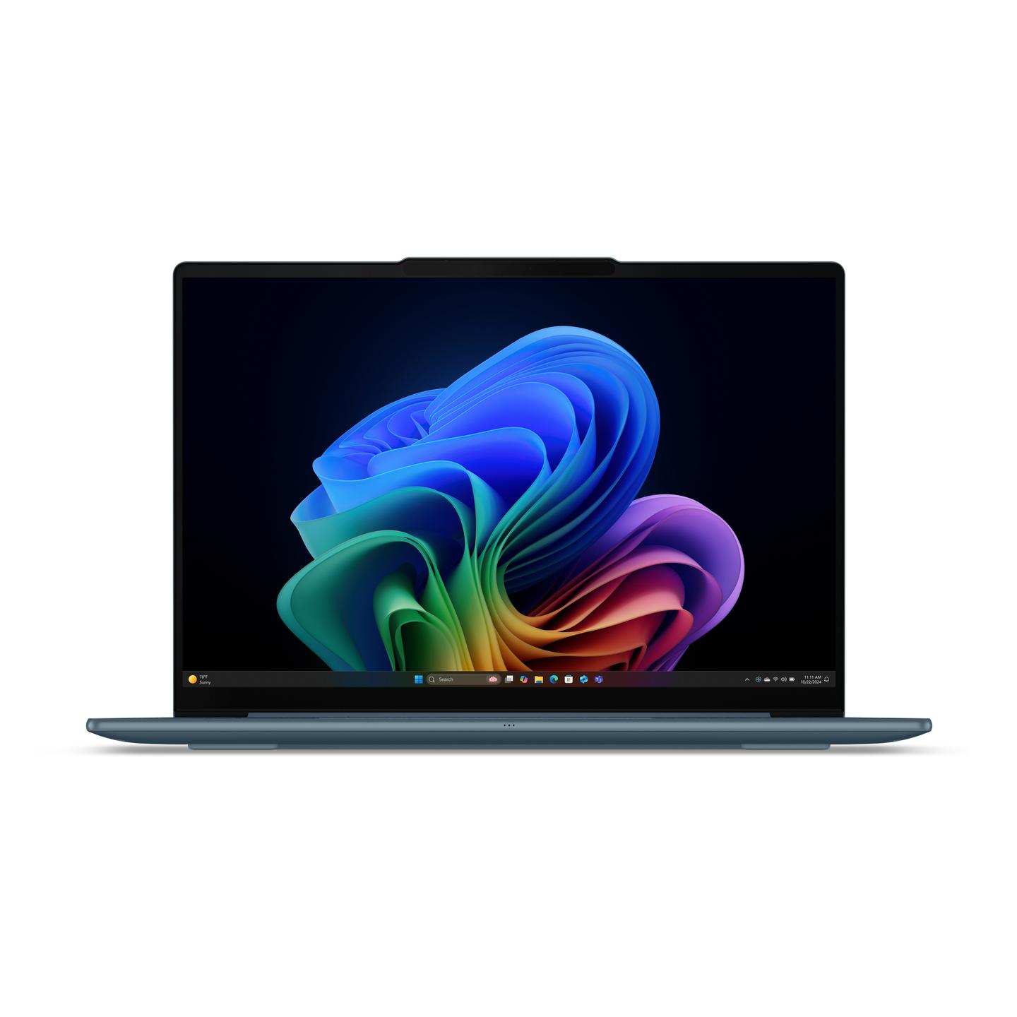 Laptop Lenovo Yoga Slim 7 14AKP10 / AMD Ryzen AI 7 345 / 32GB LPDDR5X / 1TB / 14" WUXGA OLED 60Hz / Radeon 840M - Teal - 6