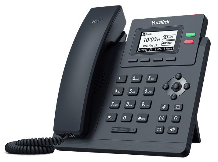 VoIP Yealink SIP-T31G / IP Phone / 2 SIP Accounts / 2.3" Display / Gigabit PoE – Hiri