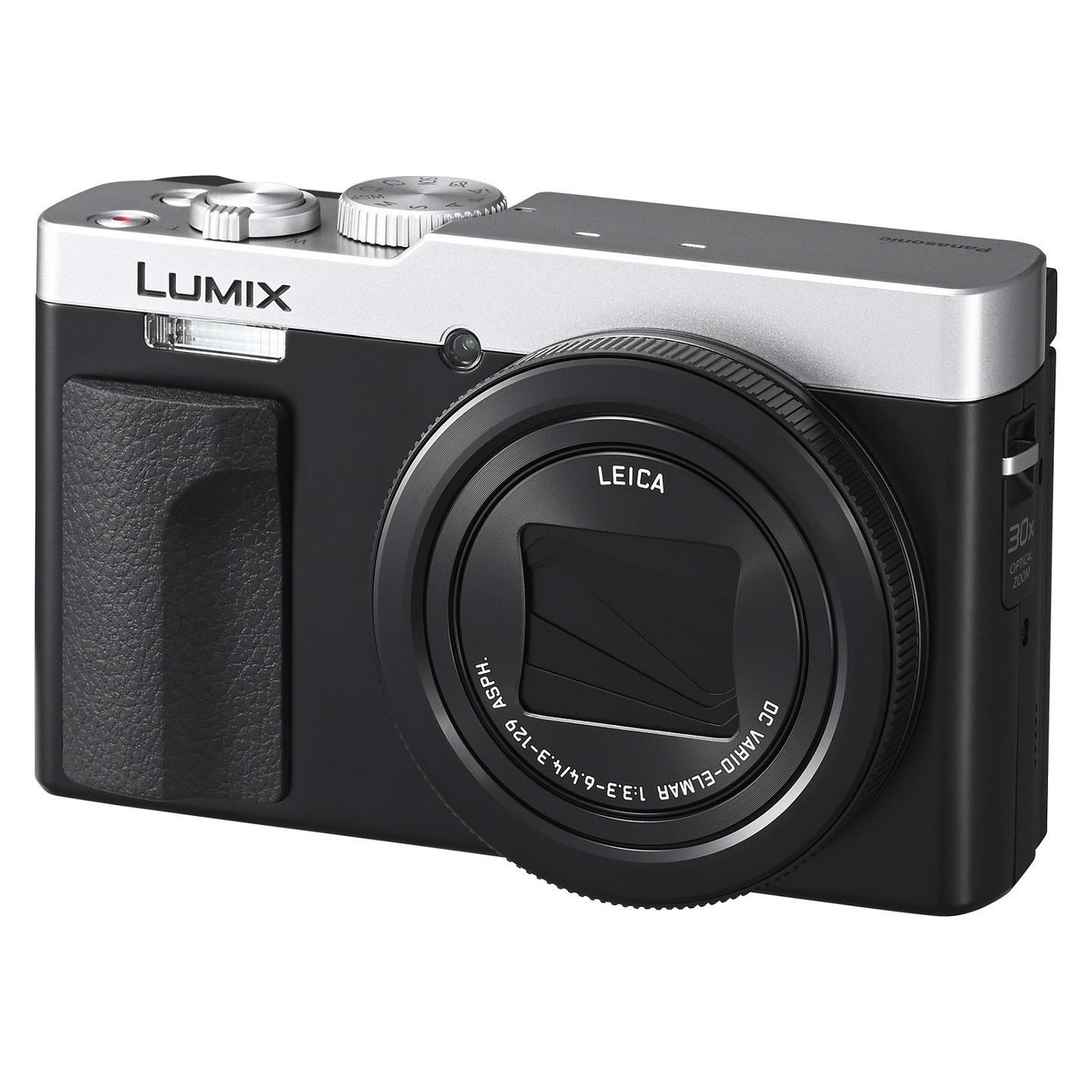Kamerë Digjitale Panasonic Lumix DC-TZ99 / 20.3 MP / 30x Optical Zoom / 4K / 3" Touchscreen / Wi-Fi & Bluetooth - Argjend - 3