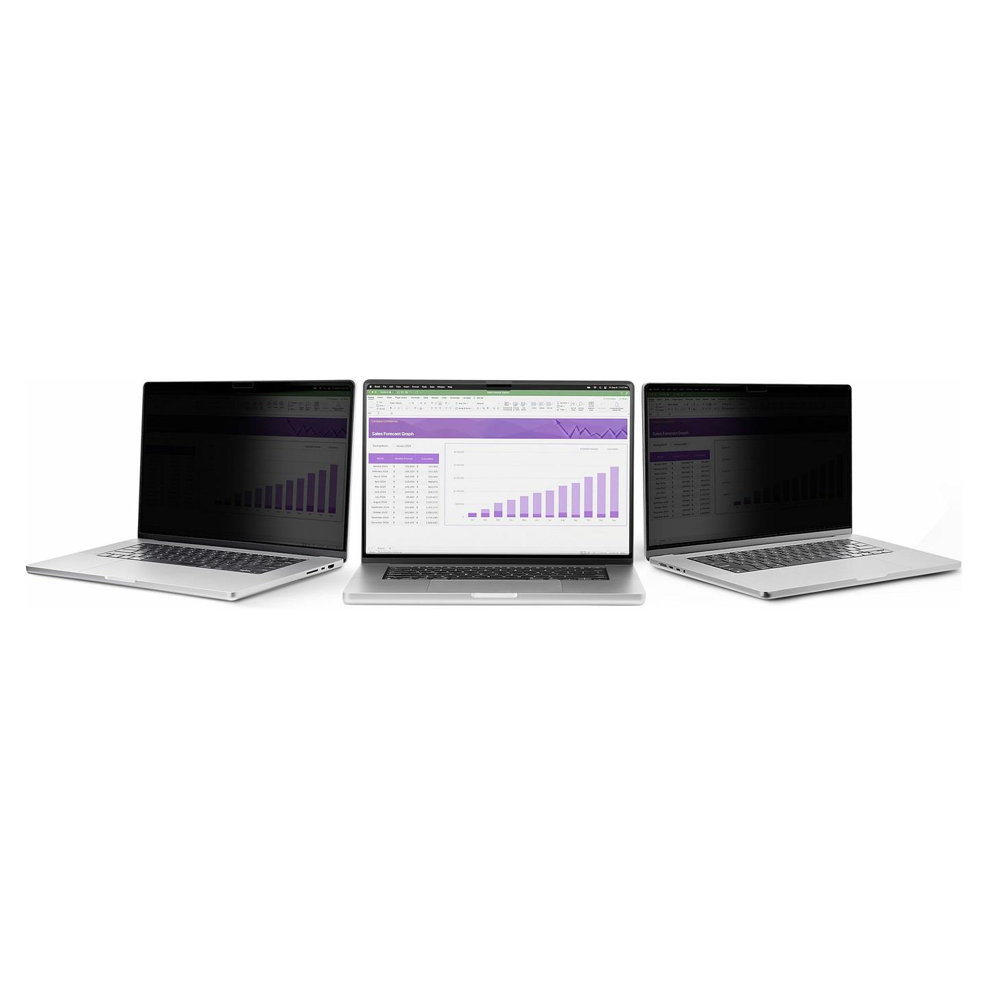 Mbrojtës të Ekranit StarTech.com 133T6-PRIVACY-SCREEN, 13.3", 16:10, Privacy Filter, Touch, Flip-Up, Anti-Glare, Blue Light Filter - Zezë - 2