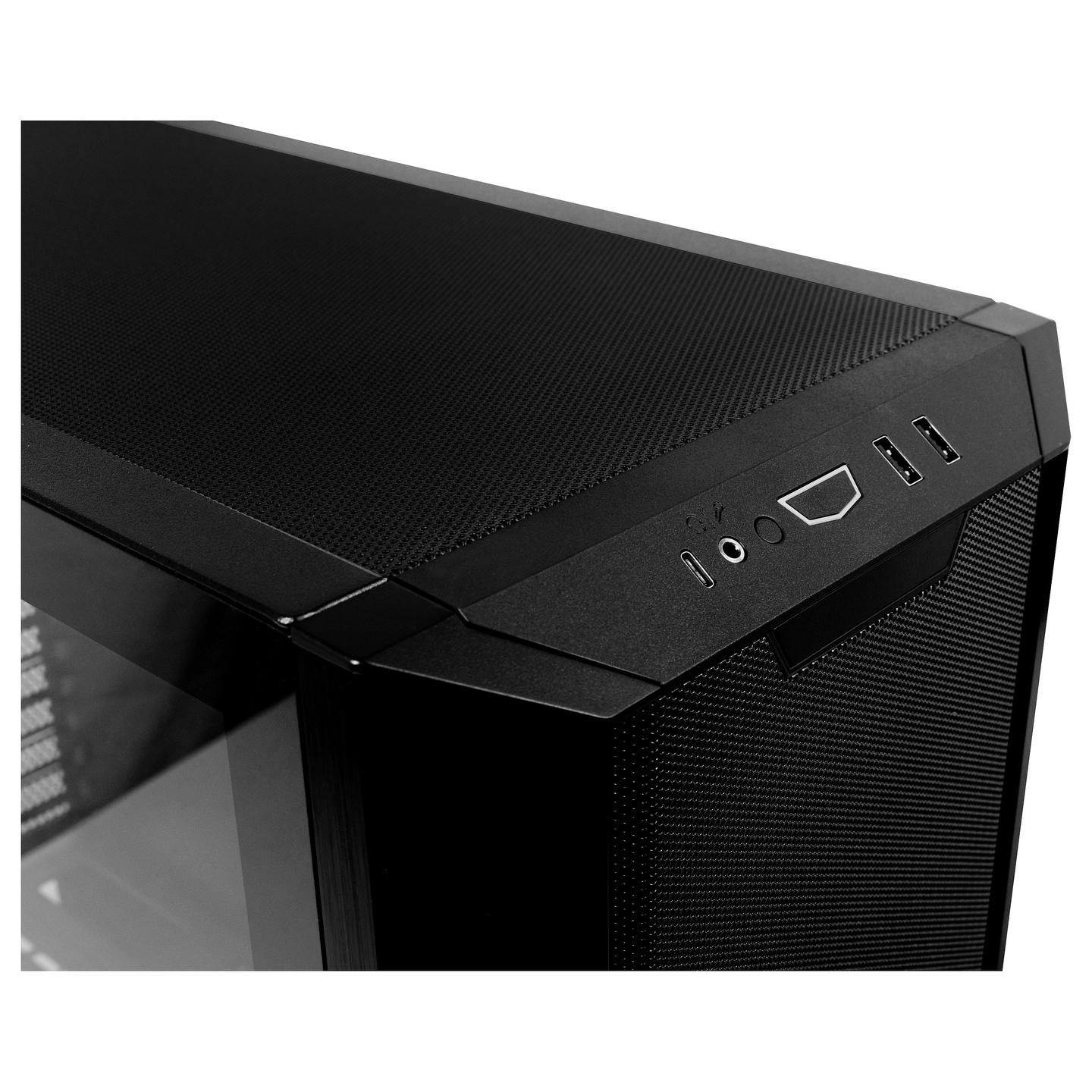 Kasë Lian Li LANCOOL III, Mid Tower, E-ATX, ATX, Micro-ATX, Mini-ITX, Tempered Glass - Zezë - 9