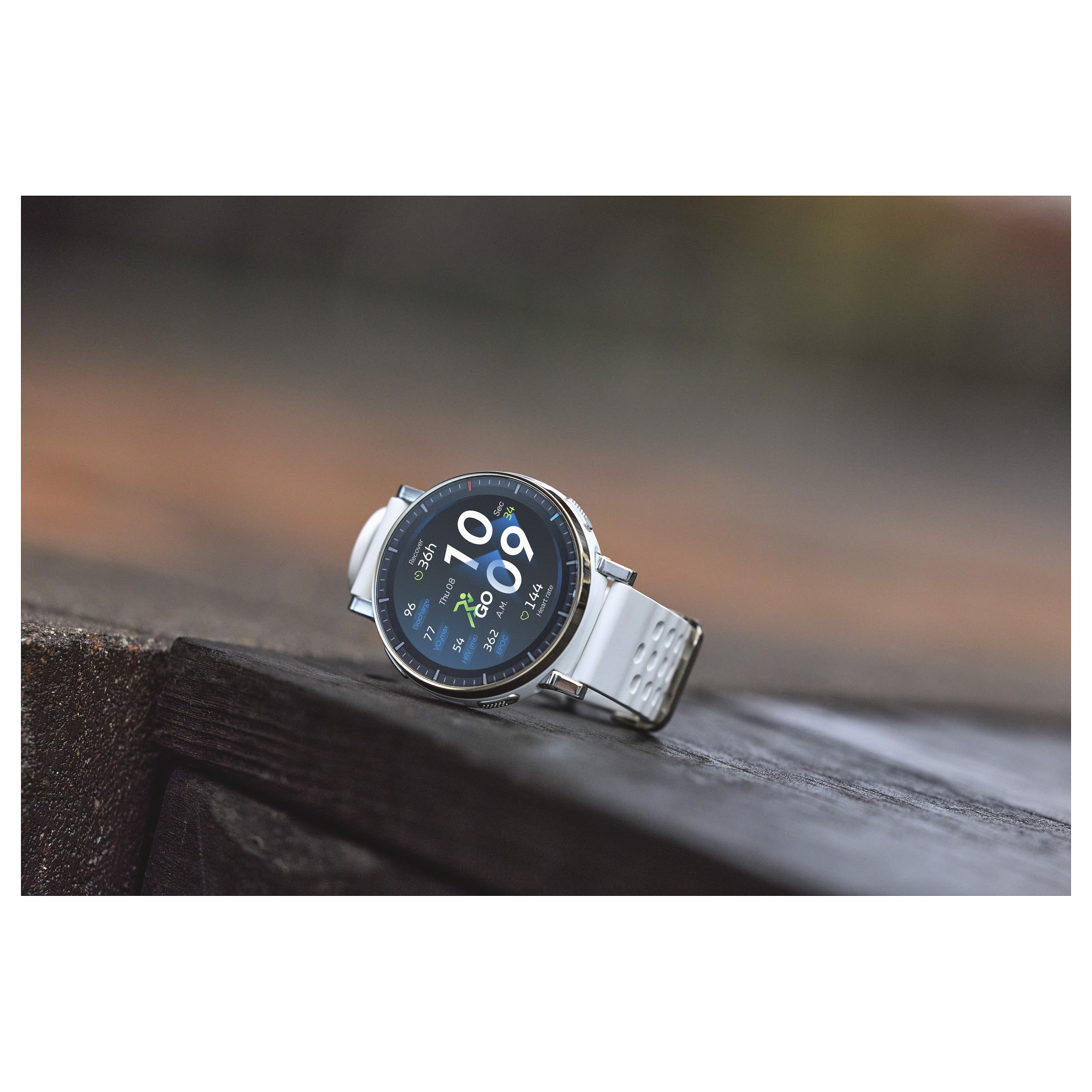 Orë e Mençur Amazfit Active 3 / AMOLED 1.32" / GPS / BioTracker / Silikon - White - 14