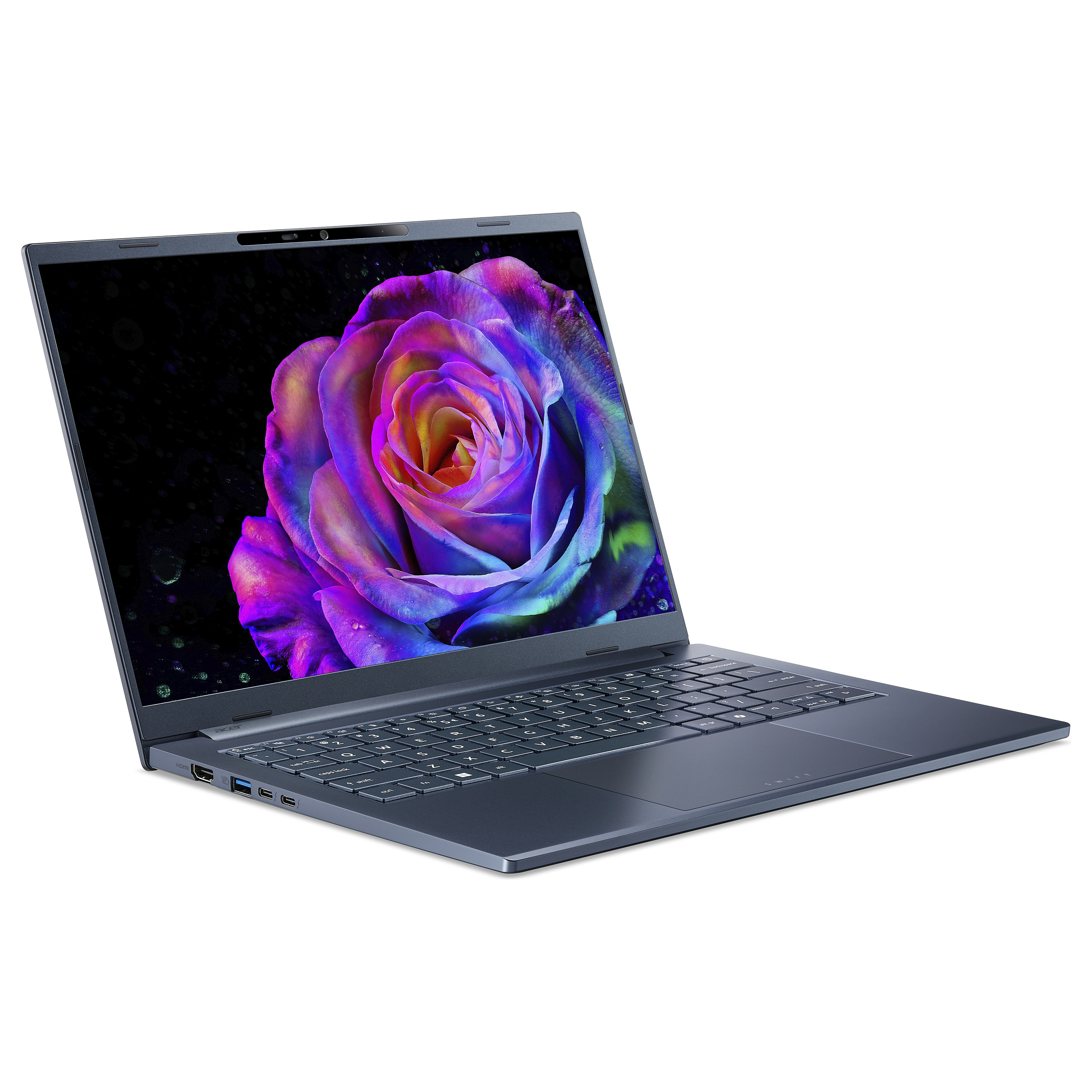 Laptop Acer Swift Go 14 AI OLED SFG14-75-73GE / Core Ultra 7 258V / 32GB LPDDR5X / 1TB / 14" WUXGA OLED / Intel Arc 140V - Blu - 3