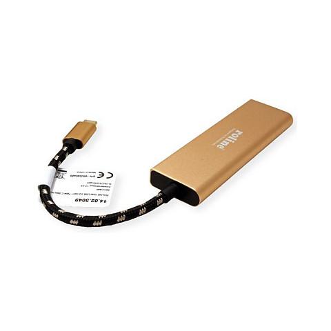 Hub ROLINE 14.02.5049-5 / 4x USB-A / USB-C / USB 3.2 Gen 1 / 5Gbps – Ari - 5