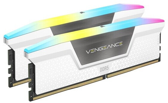 RAM Memorie DDR5 Corsair Vengeance RGB / 16GB (2x8GB) / DIMM / 5200MHz / CL40 / AMD EXPO & Intel XMP - Bardhë - 2