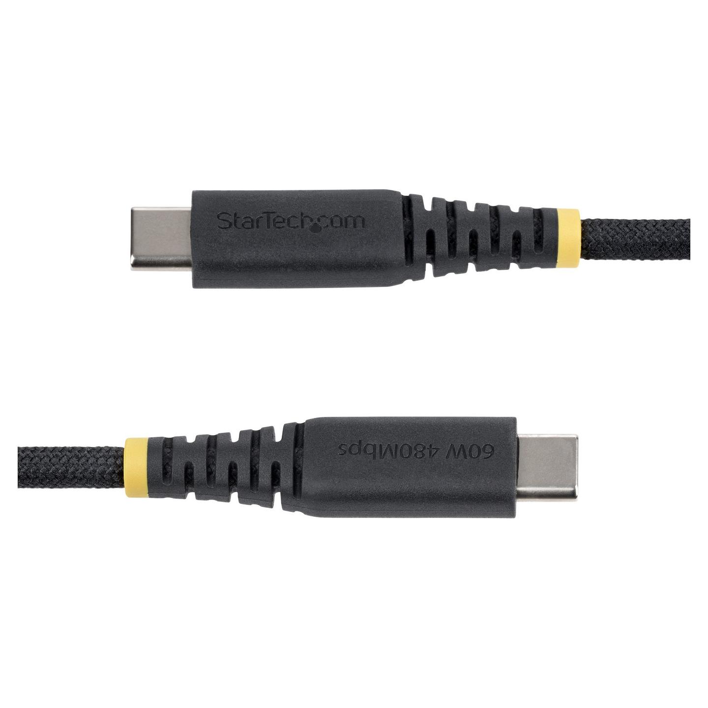 Kabllo USB StarTech.com USB2CC3MNCBR / USB-C në USB-C / 3m / USB 2.0 / 60W / 3A - Zezë - 3