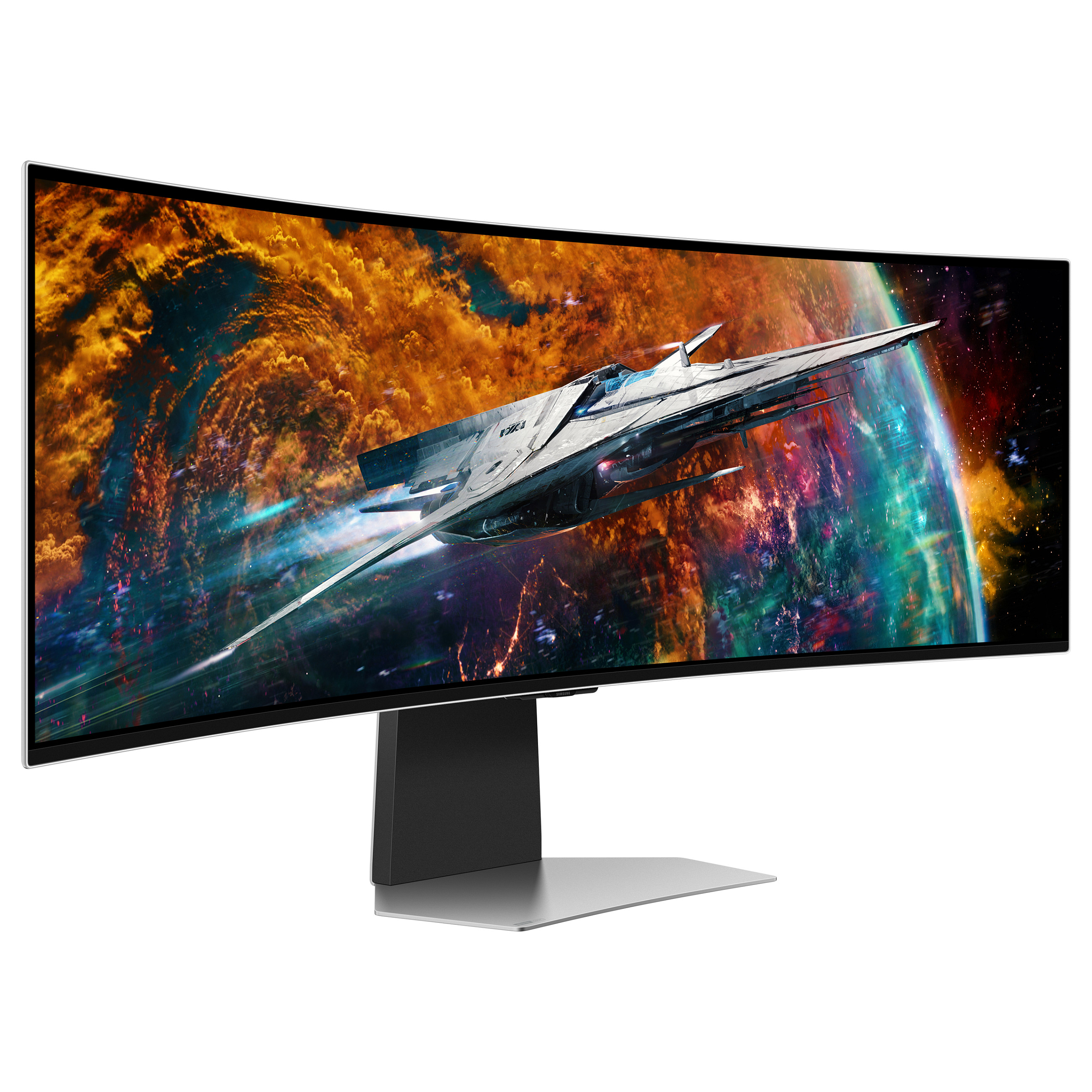 Monitor Gaming Samsung Odyssey OLED G9 (G95SC) / 49" / Dual QHD QD-OLED Curved / 240Hz / 0.03ms / USB-C+HDMI+DP+USB - Zezë - 7