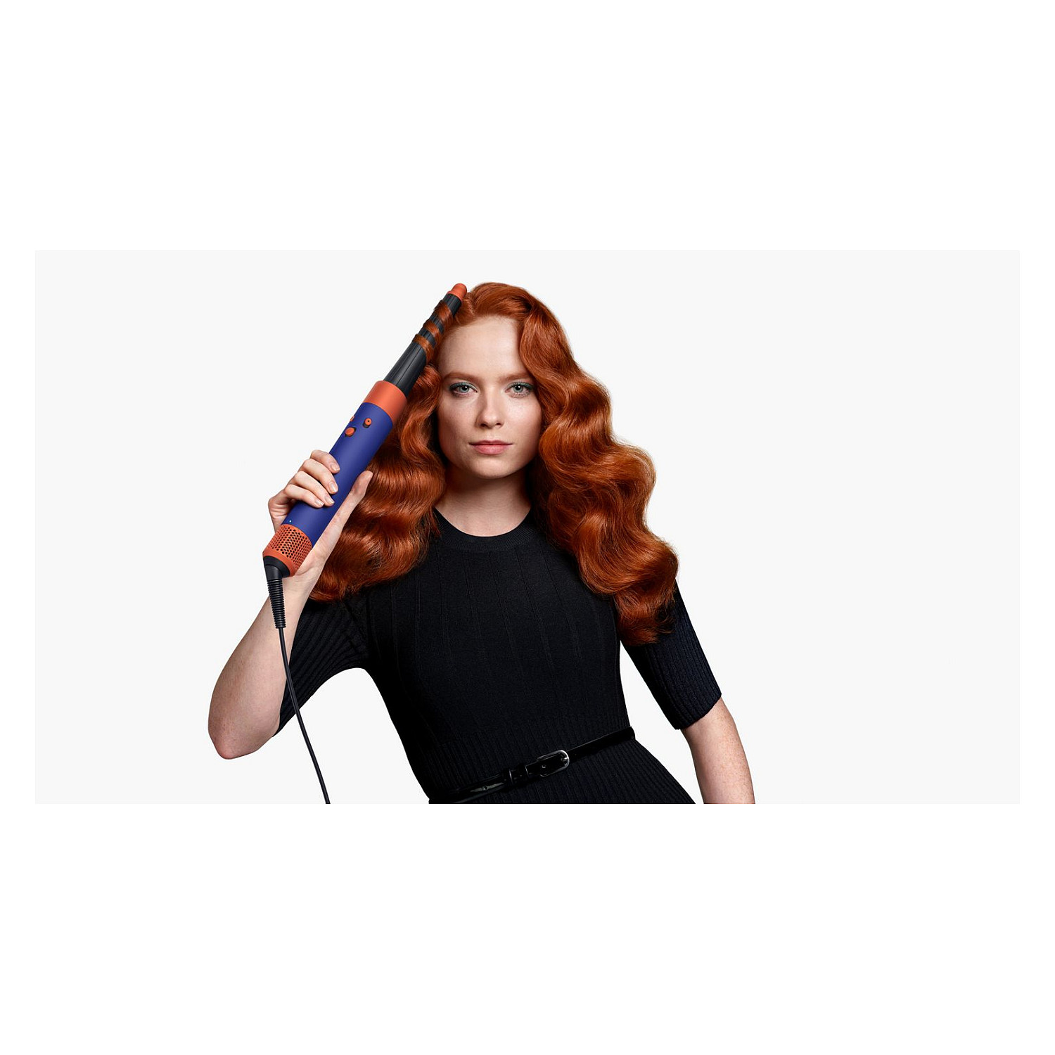 Stilues për flokë me ajër Dyson Airwrap i.d. Curly+Coily / Coanda / Bluetooth / 6-në-1 / 1300 W – Zezë/Blu/Portokalli - 3