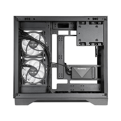 Kasë PC Chieftec Visio GM-30B-TG-OP / Cube / Tempered Glass / 6x 120mm Fan - Zezë - 10