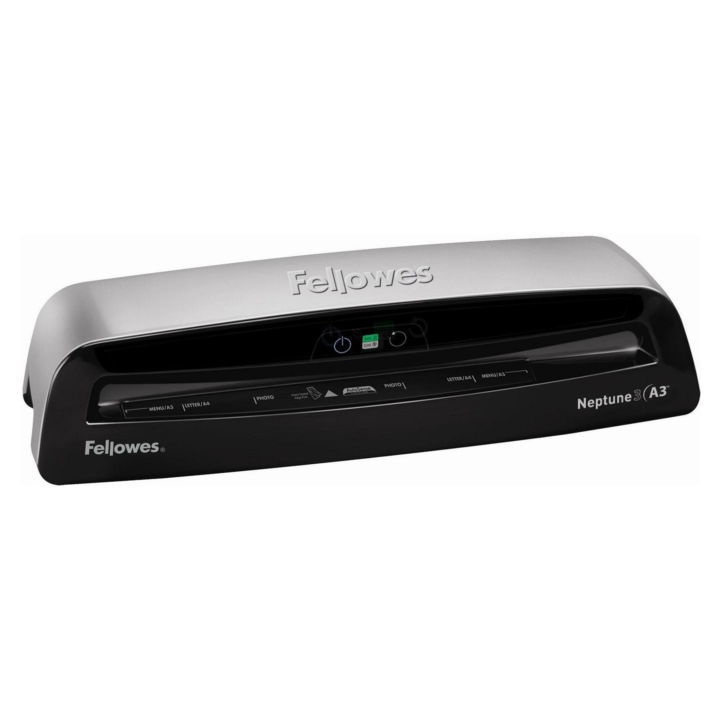 Laminator Fellowes Neptune 3 A3, 4 Rula, Hot & Cold, 80–175µm, 600mm/min, AutoSense - Argjend, Zezë - 2