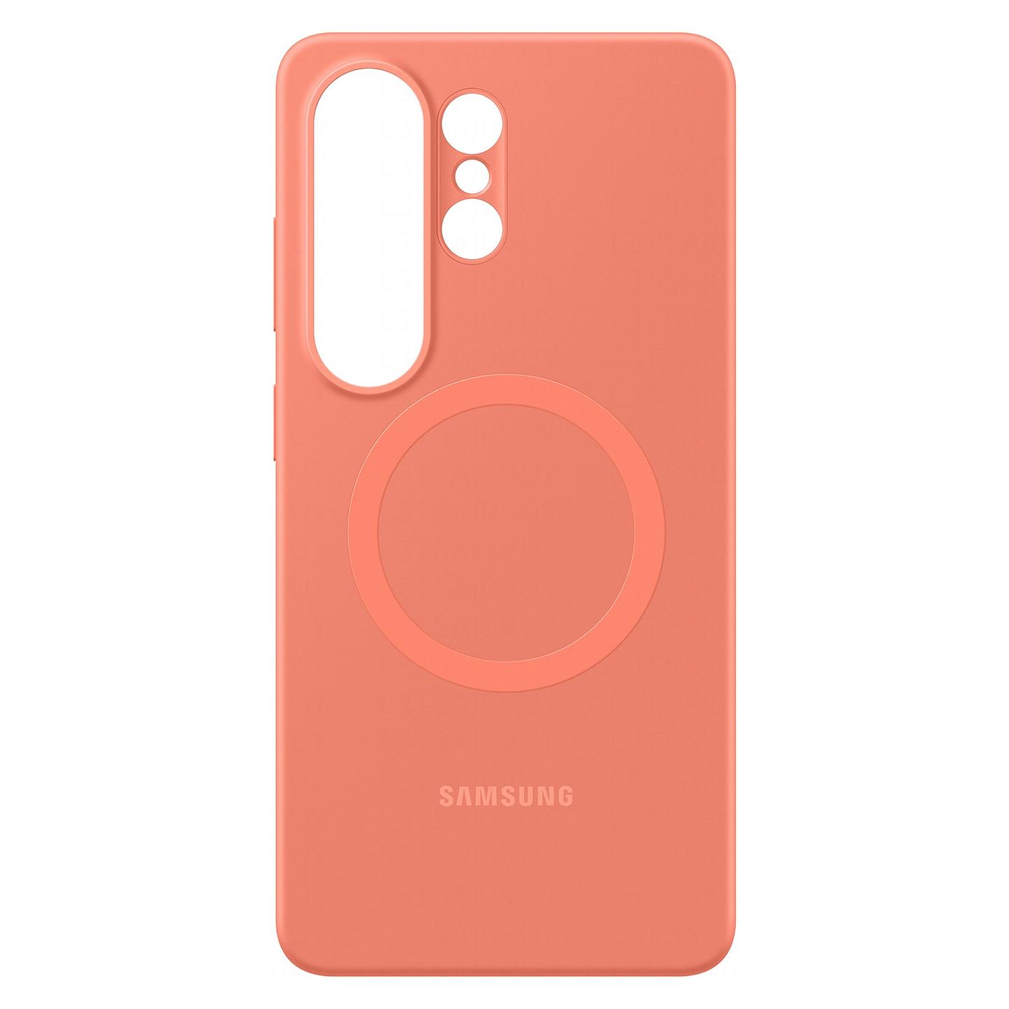 Aksesorë për telefon Samsung Silicone Magnet Case / Galaxy S26 Ultra / Silikon / Magnet i Integruar - Portokalli - 3