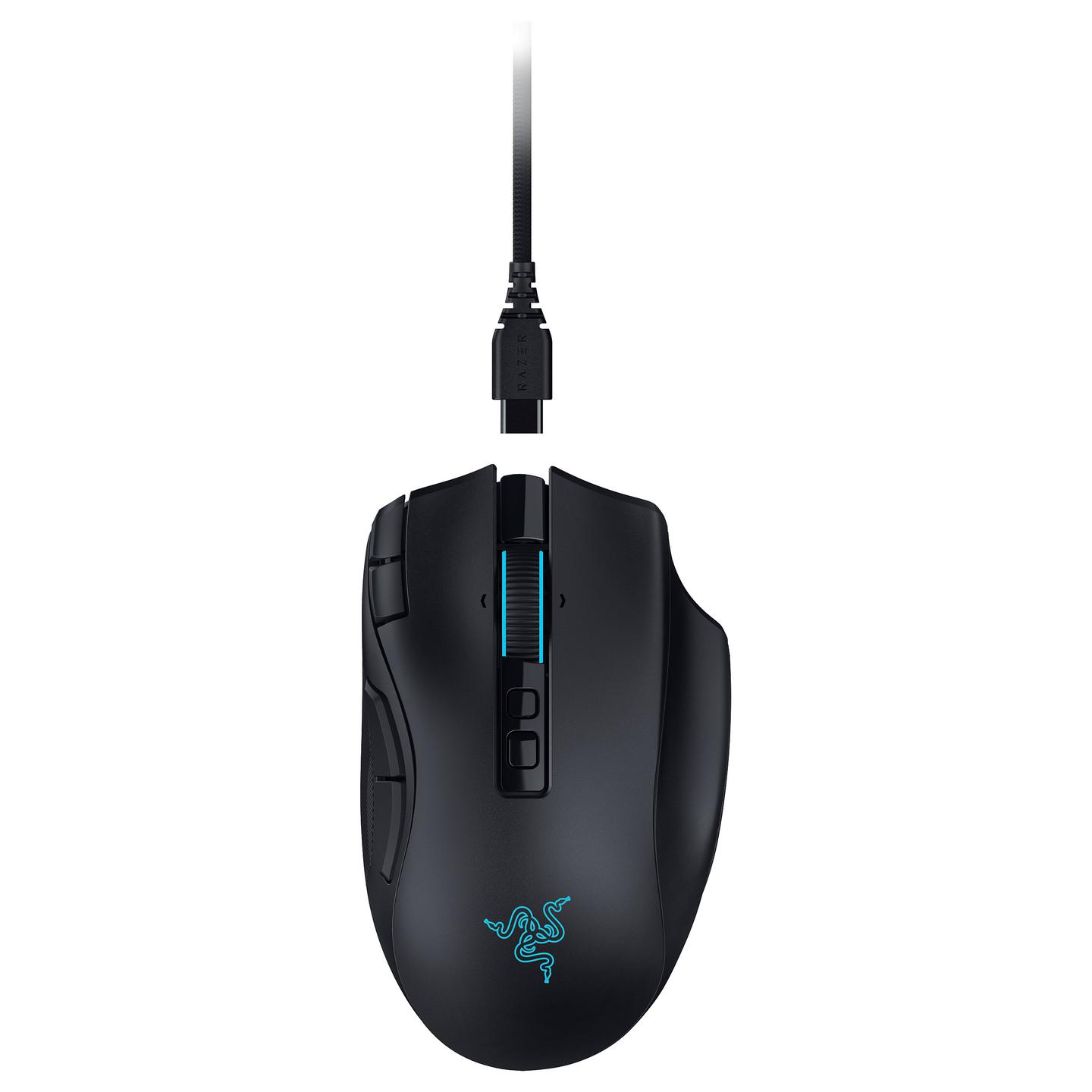 Maus Gaming pa Kabllo Razer Naga V3 Pro, Wireless 2.4GHz + Bluetooth, 50000 DPI, 23 Butona, RGB - Zezë - 11