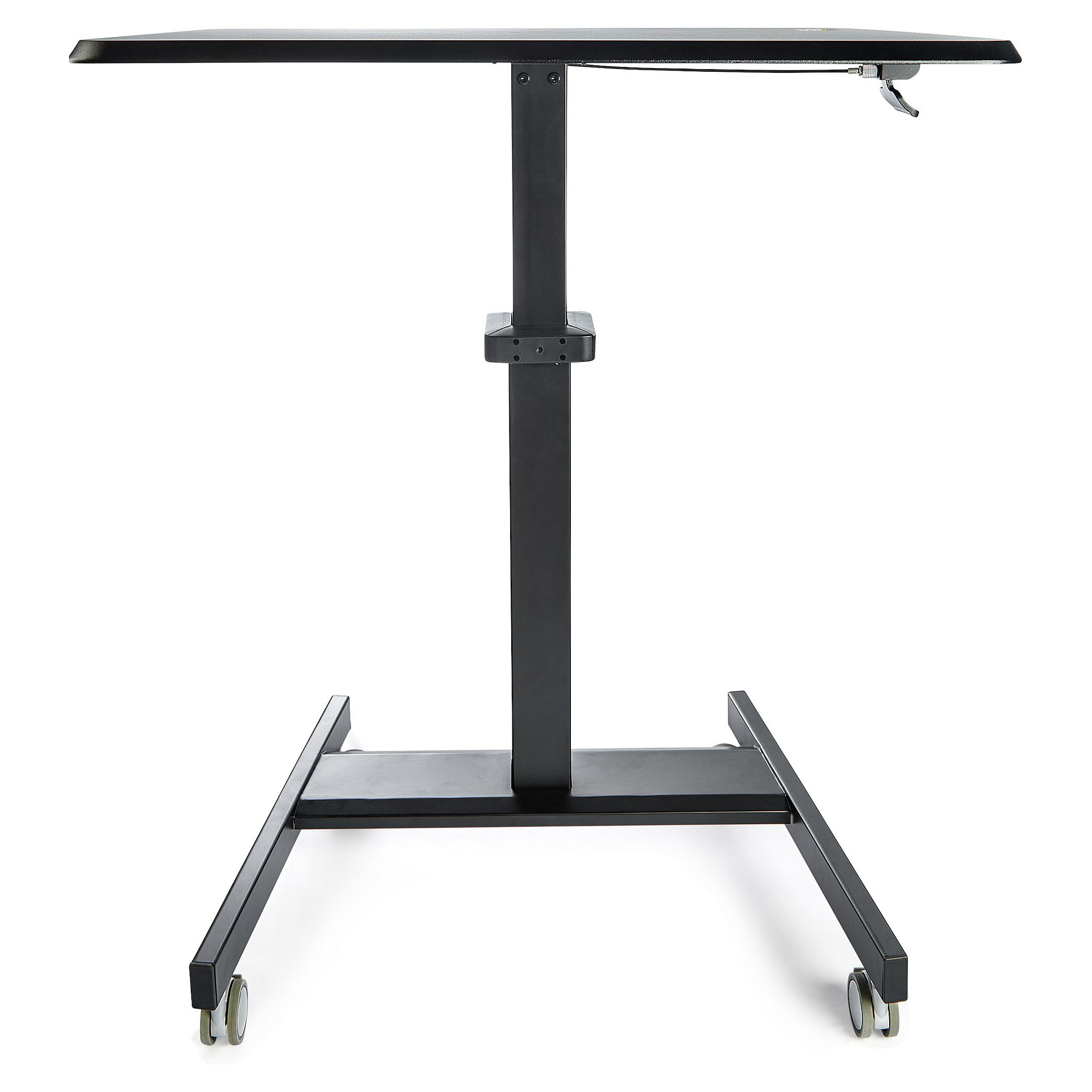 Tavolinë Pune StarTech.com STSCART2 / 80 x 60 x 110 cm / Rregullim i Lartësisë / Me Rrota / 30 kg - Zezë - 3