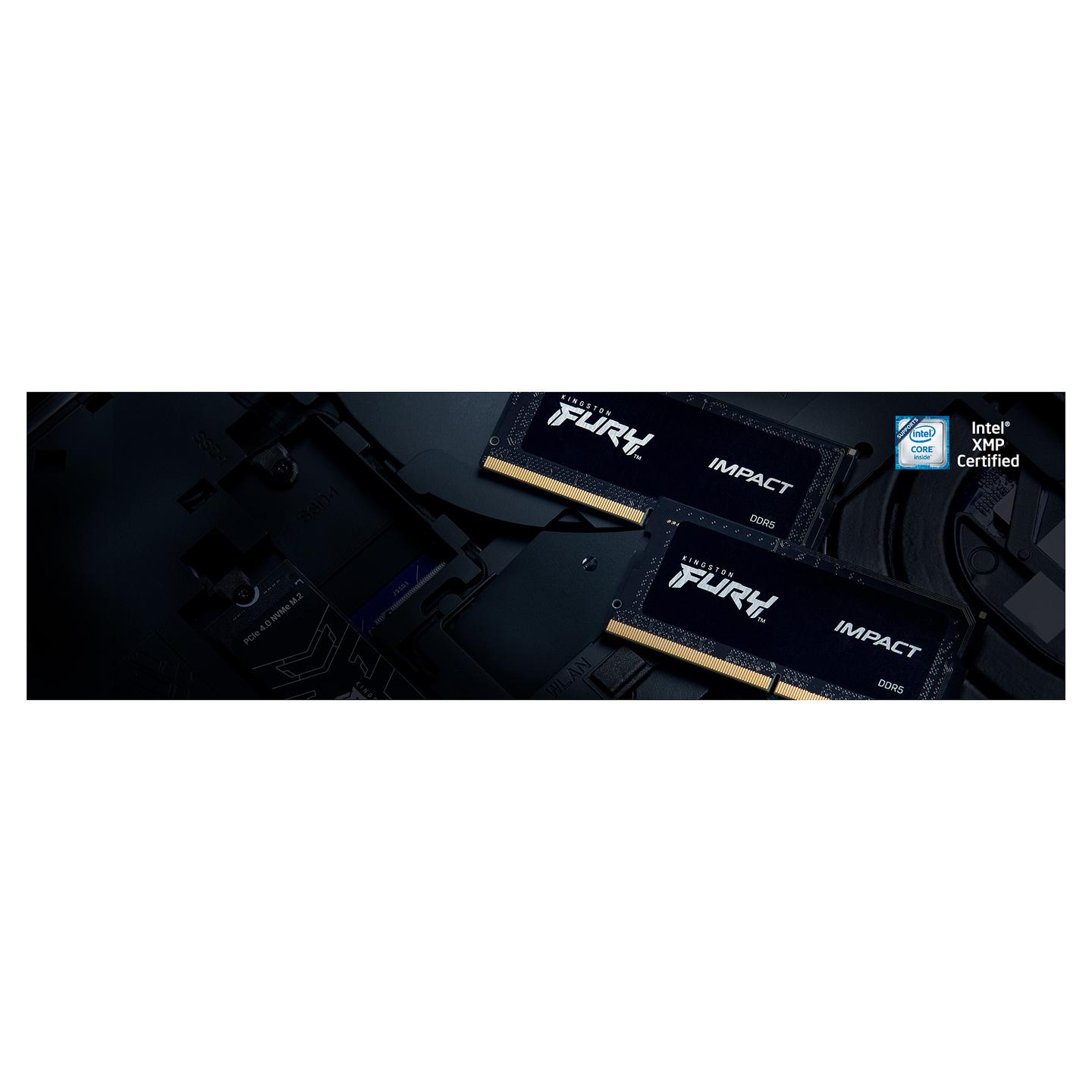 Memorie DDR5 Kingston FURY Impact, 32GB, 4800MT/s, CL38, SO-DIMM, 262-pin, 1.1V - Zezë - 5