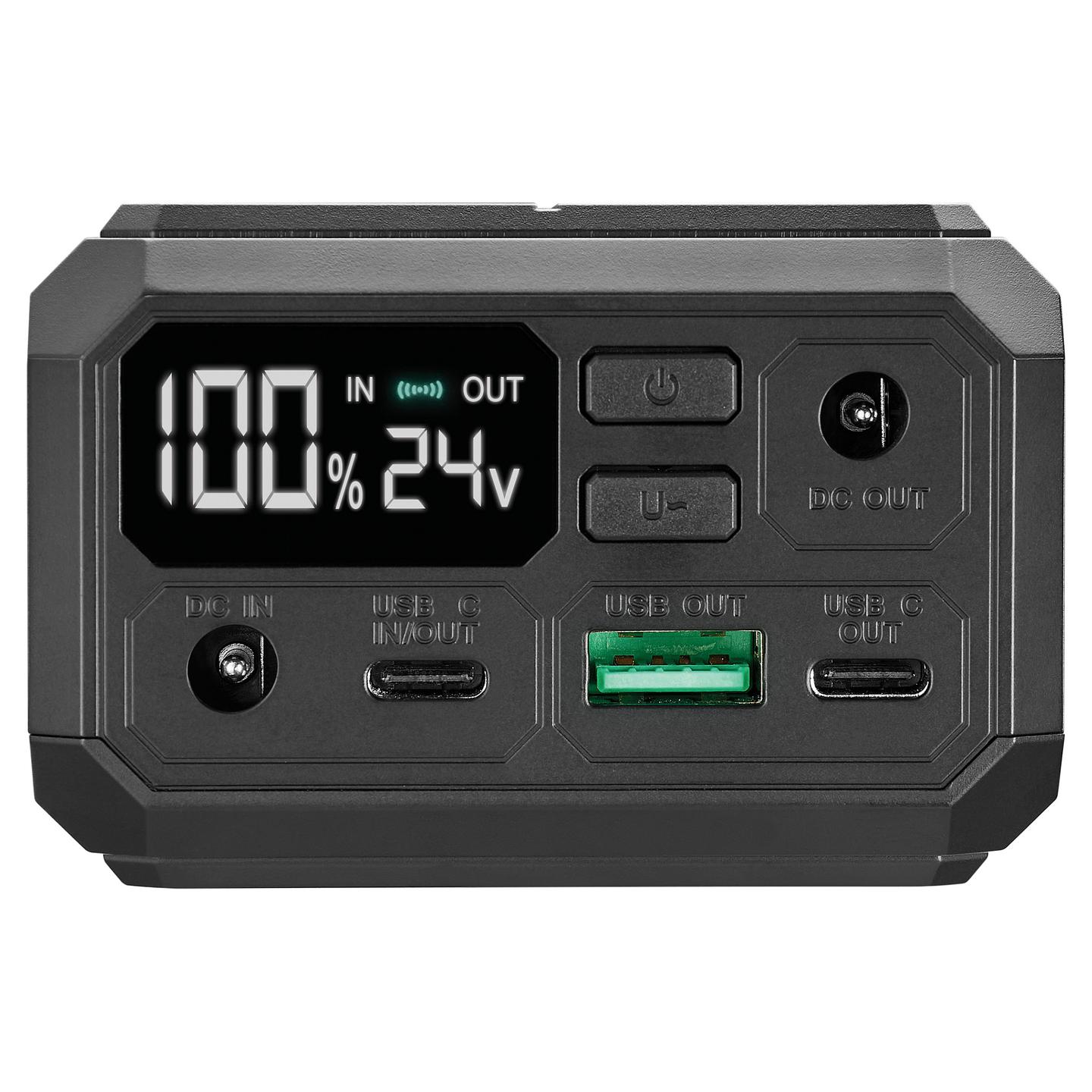 Powerbank Sandberg Laptop / 27000mAh / USB-C PD 100W / DC 84W / USB-A 22.5W / Wireless 10W - Zezë - 4