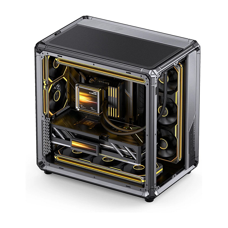 Kasë PC JONSBO X400 / Midi Tower / ATX / Back-Connect / Tempered Glass - Gri - 18