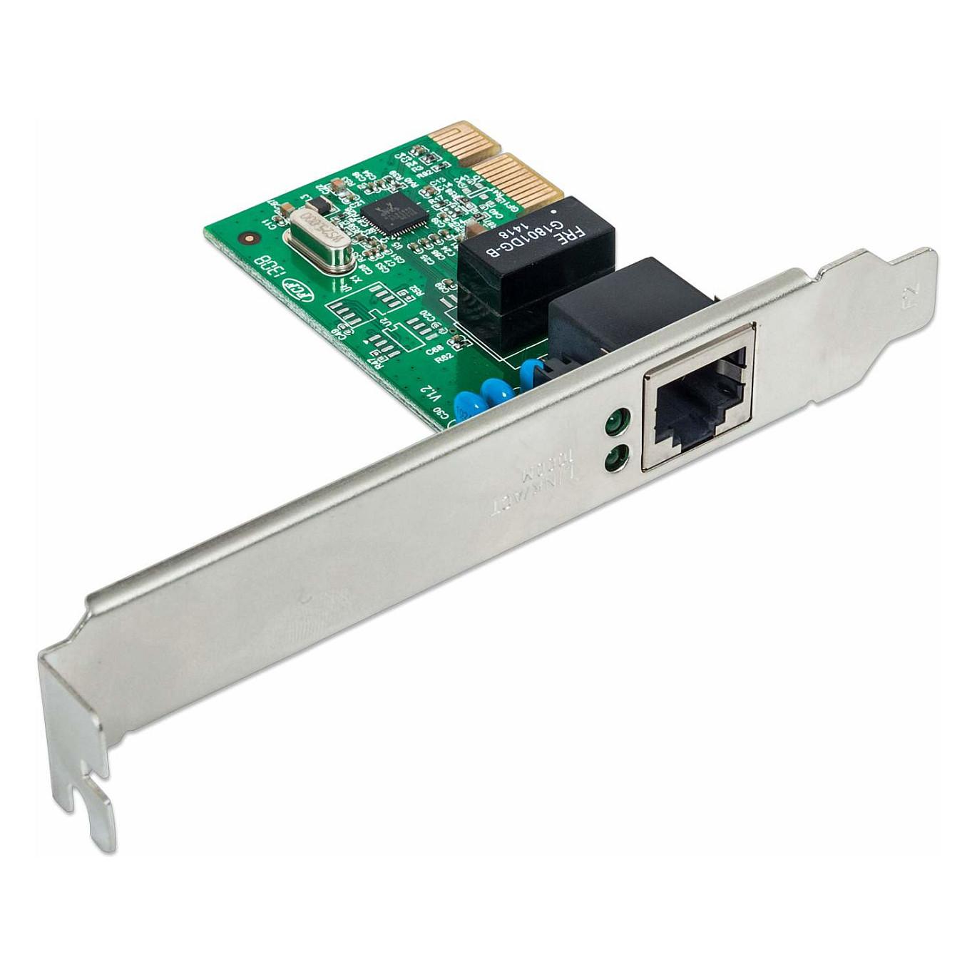 Karta të Rrjetit Intellinet 522533 / PCI Express x1 / 1x Gigabit LAN RJ45 / 10/100/1000Mbps / Realtek RTL8168B / Low Profile - 3