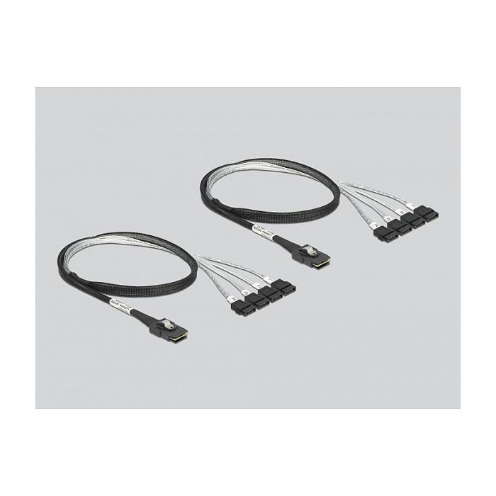 Kartë Zgjerimi Delock 90061, PCI Express 2.0 x8, 8x SATA 6Gbps, LSI SAS2008, 2x SFF-8087, Low Profile - 5