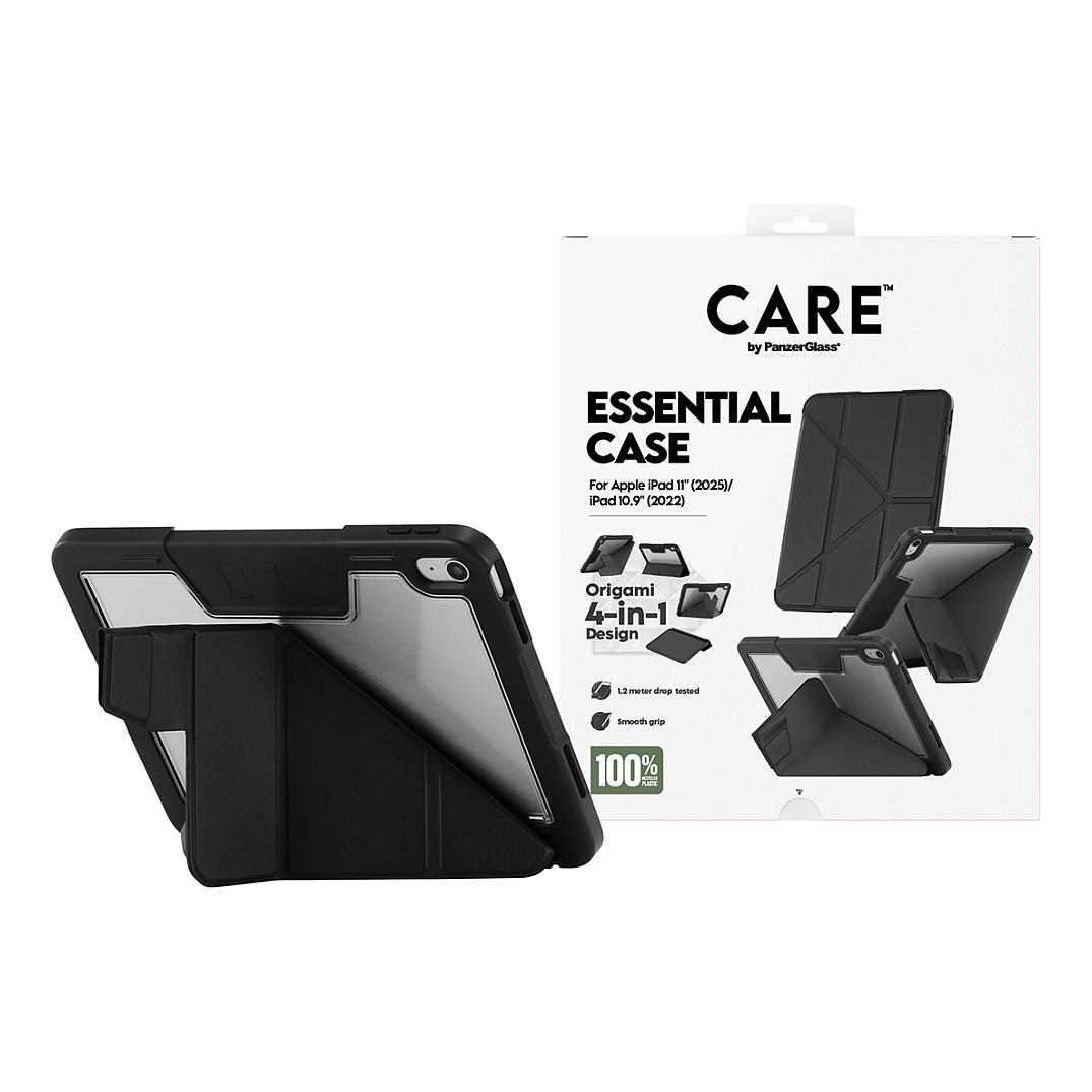 Aksesorë për Tablet PanzerGlass CARE Essential Case / iPad 11" (2025) / TPU / Origami 4-në-1 / Apple Pencil - Zezë - 2