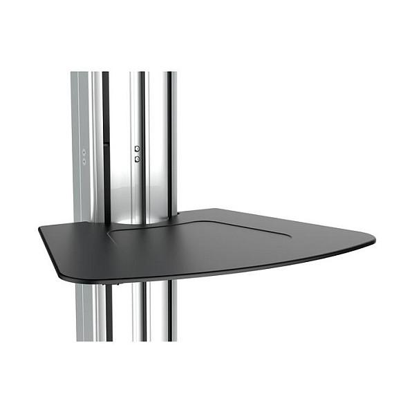 Mbajtëse me Rrota për TV StarTech.com STNDMTV70 / 32"-75" / 40kg / Rregullim Lartësie 1110-1510mm / Tilt +5° deri -12° / Rrotullim ±90° - Zezë & Argjend - 2