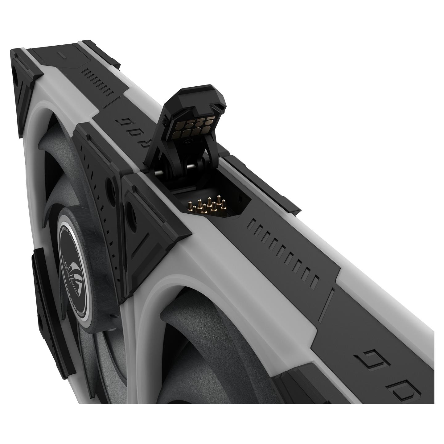 Ftohës për Kasë ASUS ROG Eurux GR120 ARGB, 120mm, PWM, Single Pack - Zezë - 18