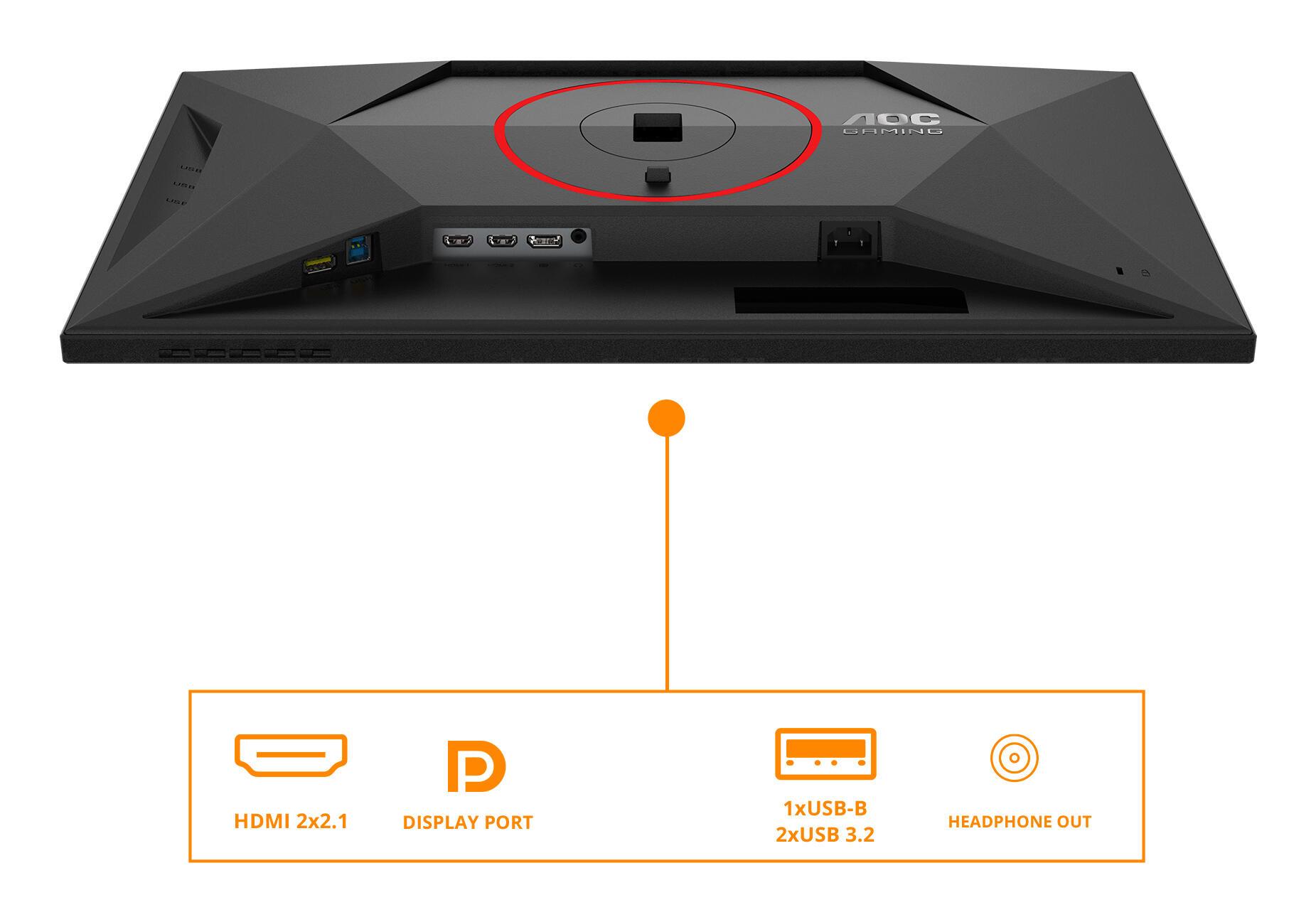 Monitor Gaming AOC G4 U27G4R / U27G4R / 27" / UHD Fast IPS / 160Hz / 1ms / HDMI+DisplayPort - Zezë - 7