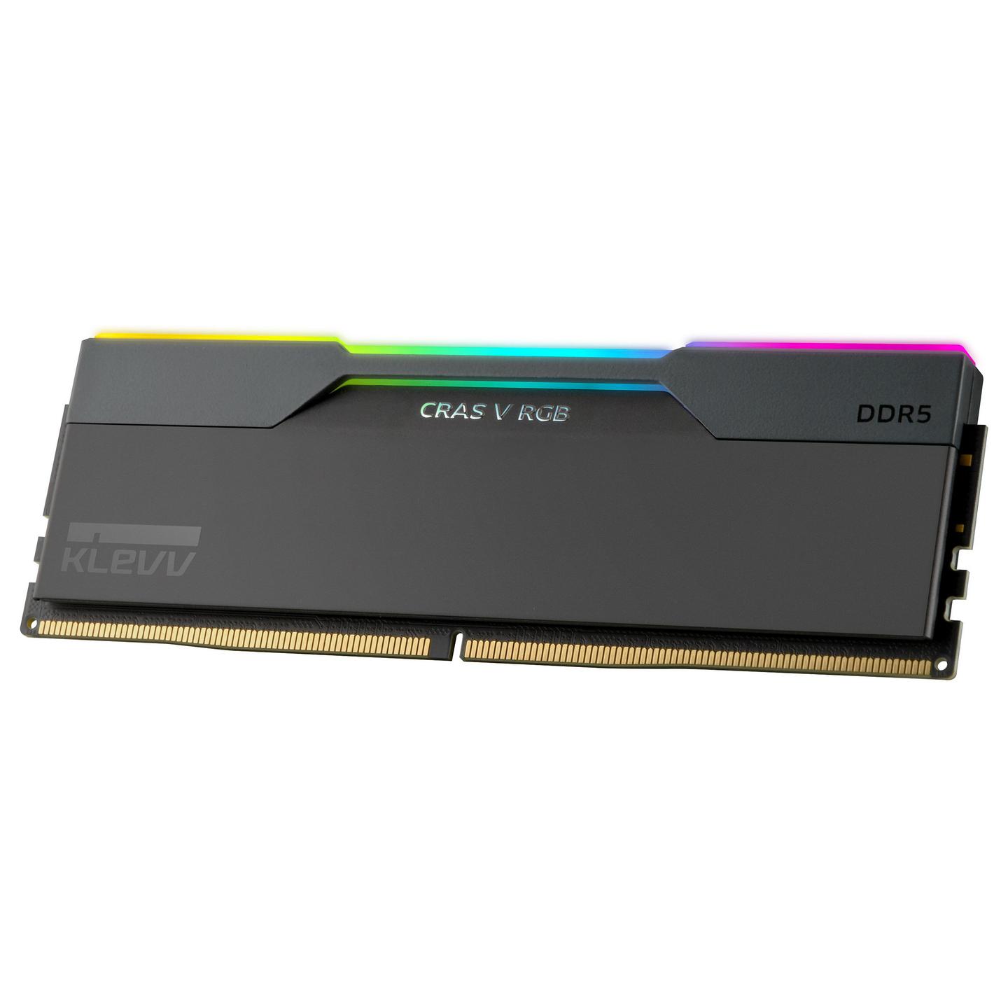 Memorie DDR5 KLEVV CRAS V RGB, 32GB (2x16GB), 6400MT/s, CL30, AMD EXPO, Intel XMP, RGB - Zezë - 8