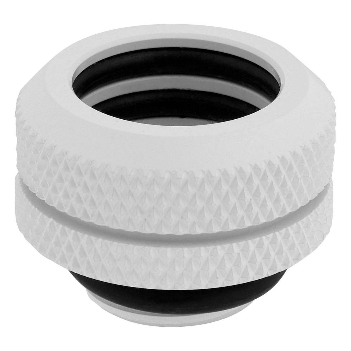 Aksesor për Ftohës Corsair Hydro X Series XF Hardline Fitting / Straight / 14mm OD / G1/4" BSPP / 4 copë / Custom Watercooling – Bardhë