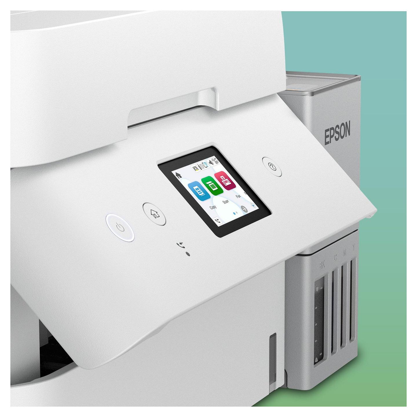 Printer Multifunksional Epson EcoTank ET-4956, A4, Wi-Fi, me rezervuarë boje - Bardhë - 3