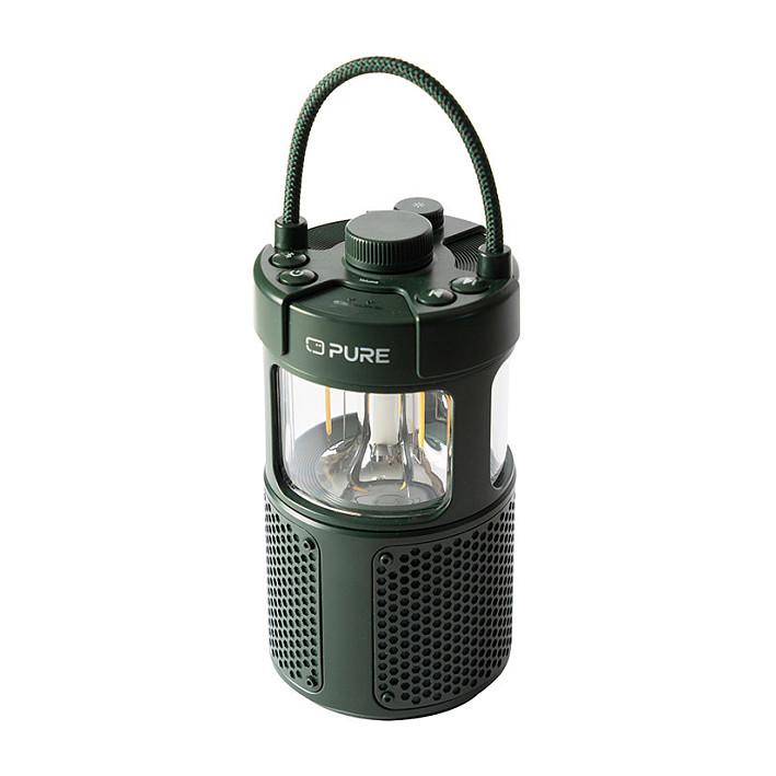 Altoparlant Pure Woodland Glow, 20W, Bluetooth 5.3, AUX, IPX6, USB-C - Gjelbër - 3