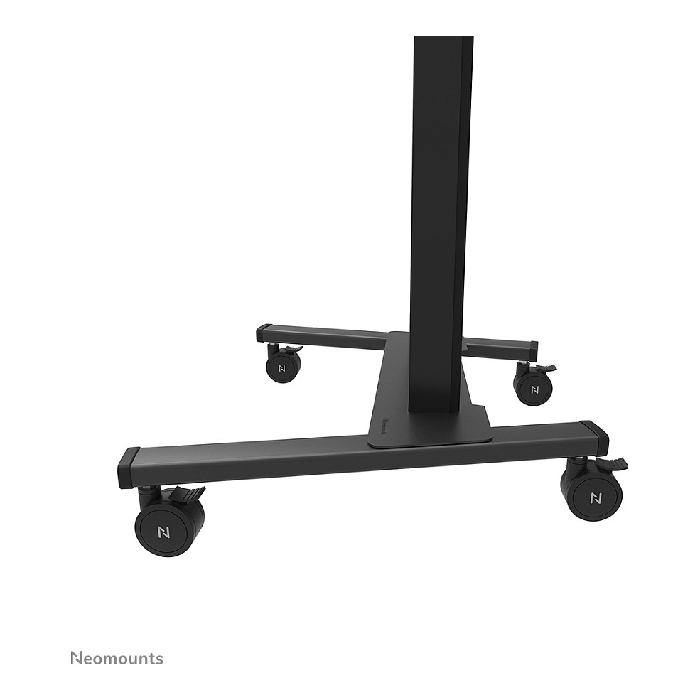 Mbajtëse për TV Neomounts / 55"-100" / 110kg / VESA 100x100-800x600 / Elektrike / Me Rrota - Zezë - 11