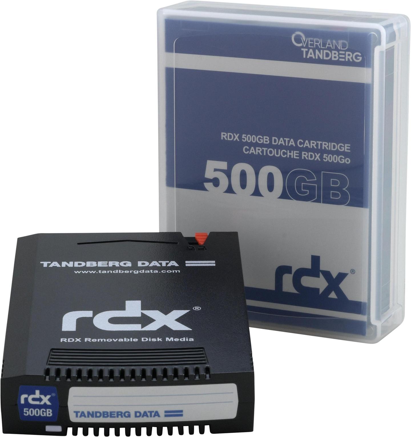 Aksesorë për Disqe Tandberg Data RDX Cassette OT HDD 500GB / 8541-RDX – Zezë