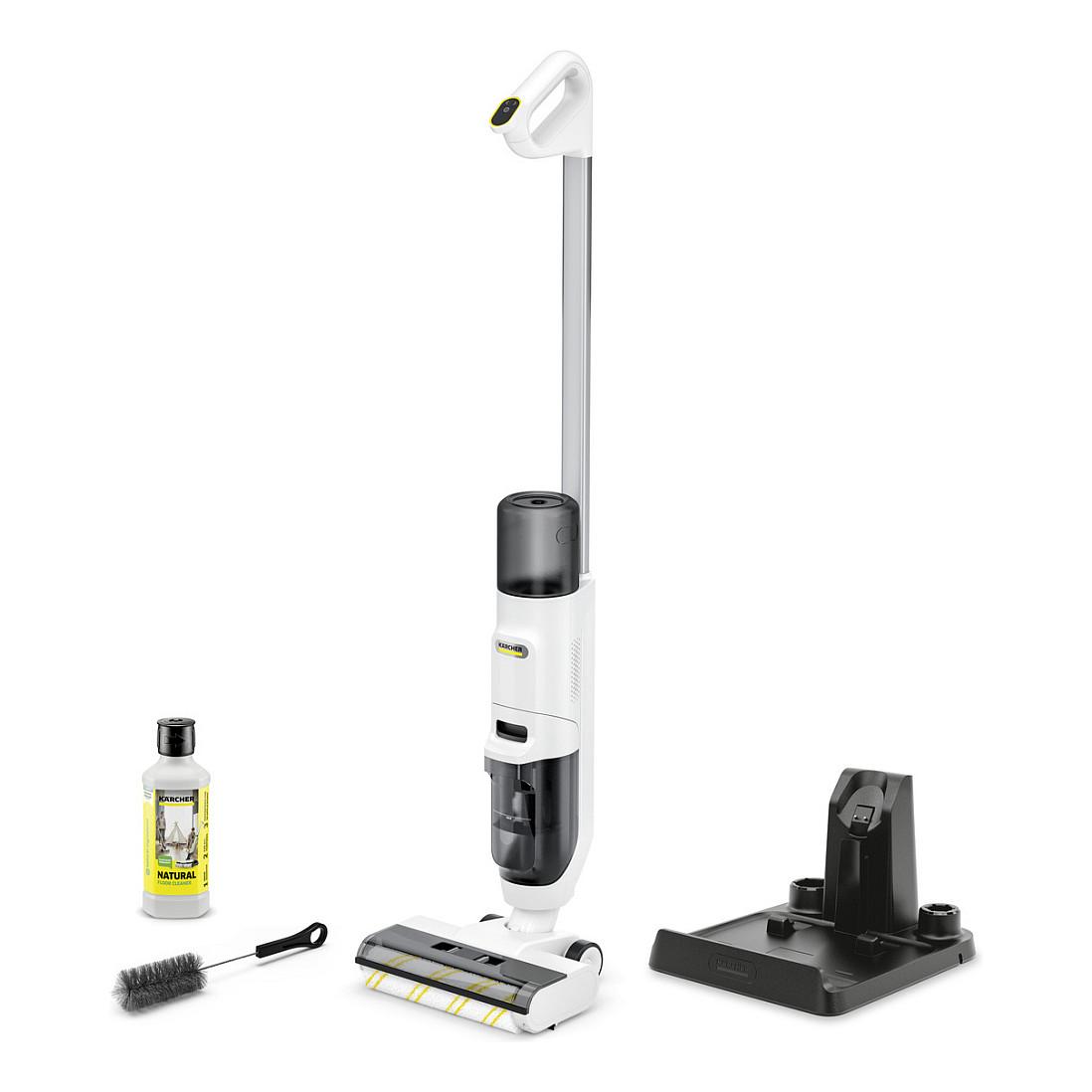 Fshesë me vakum Kärcher FCV 2 Natural N / 3-në-1 Wet & Dry / 160W / 25 min - Bardhë