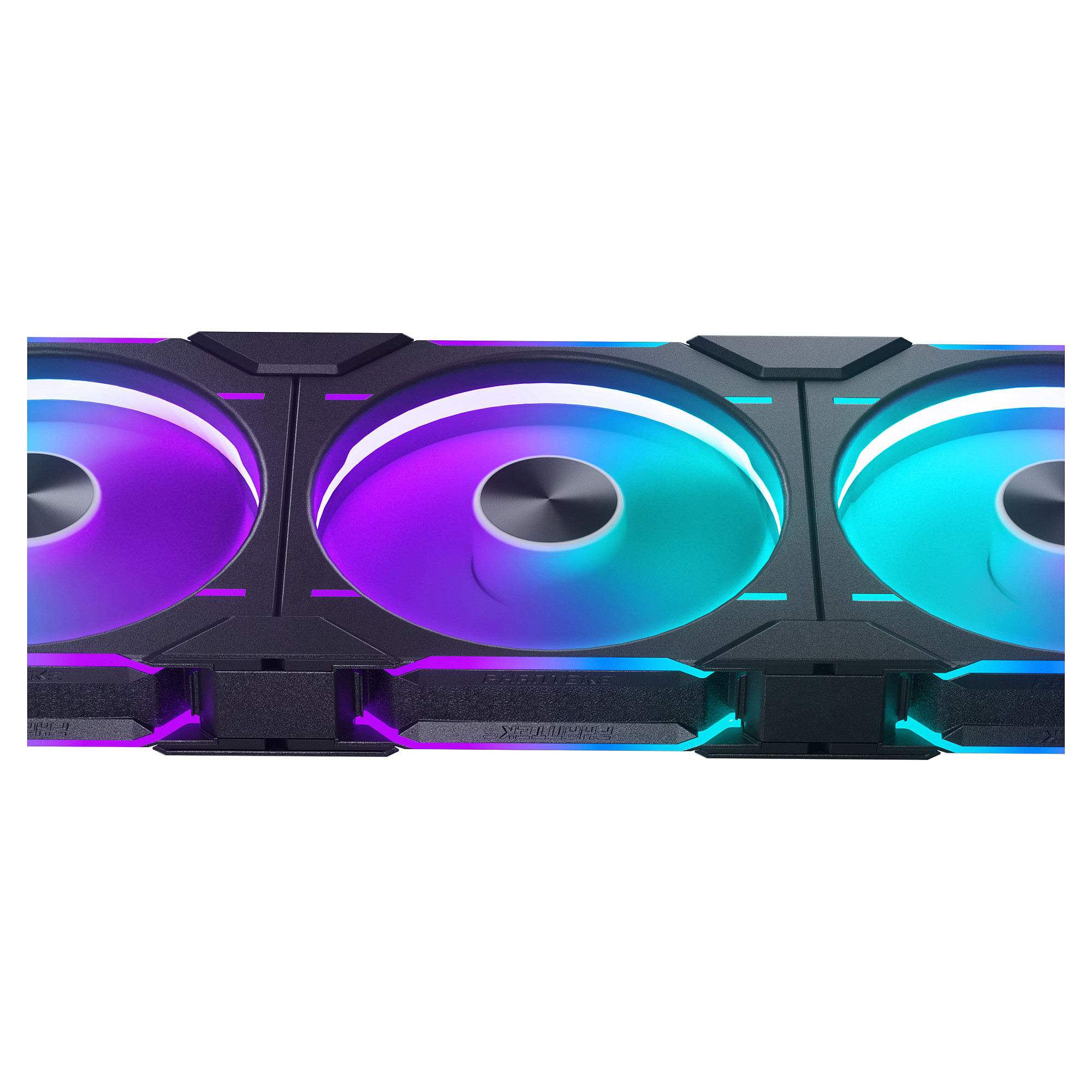Ftohës për Kasë Phanteks D30-140 PWM Regular D-RGB / 140mm / 30mm / 250-1800 RPM / PWM / 71.93 CFM / 3.32 mmH₂O / 3-Pack – Zezë - 5