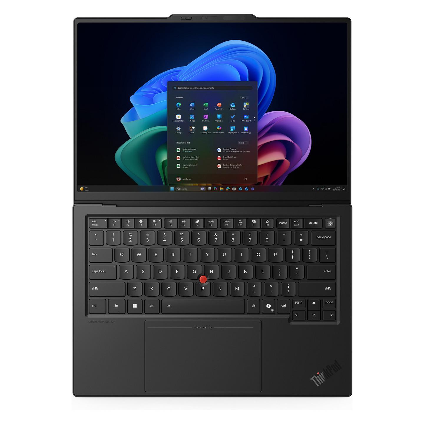 Laptop Lenovo ThinkPad X1 Carbon Gen 14 Aura Edition Copilot+ / Ultra 7 355 / 32GB LPDDR5x / 1TB / 14" WUXGA IPS Touch 60Hz / 4G / Intel Graphics - Zezë - 15