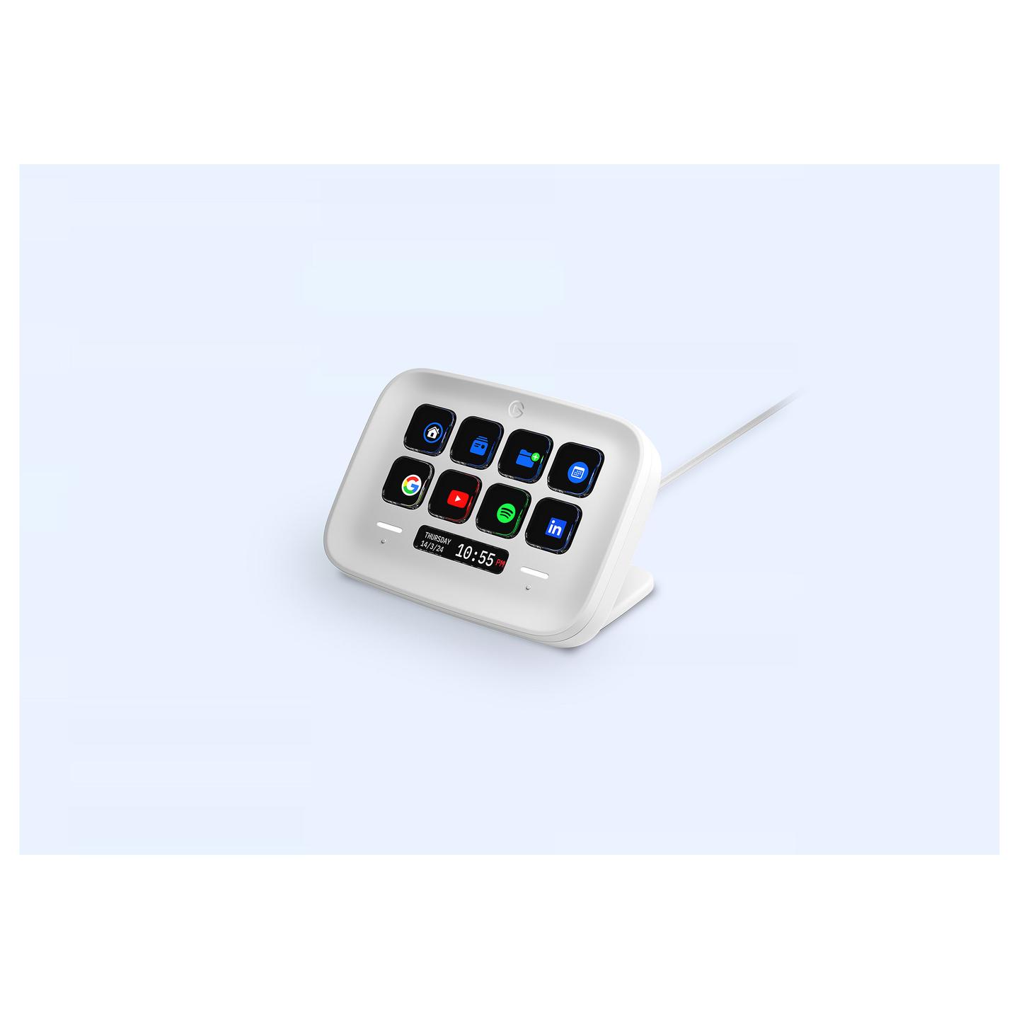 Kontrollues i shkurtoreve Elgato Stream Deck Neo, 8 taste LCD të personalizueshme, 2 pika prekëse, USB-C - Bardhë - 2